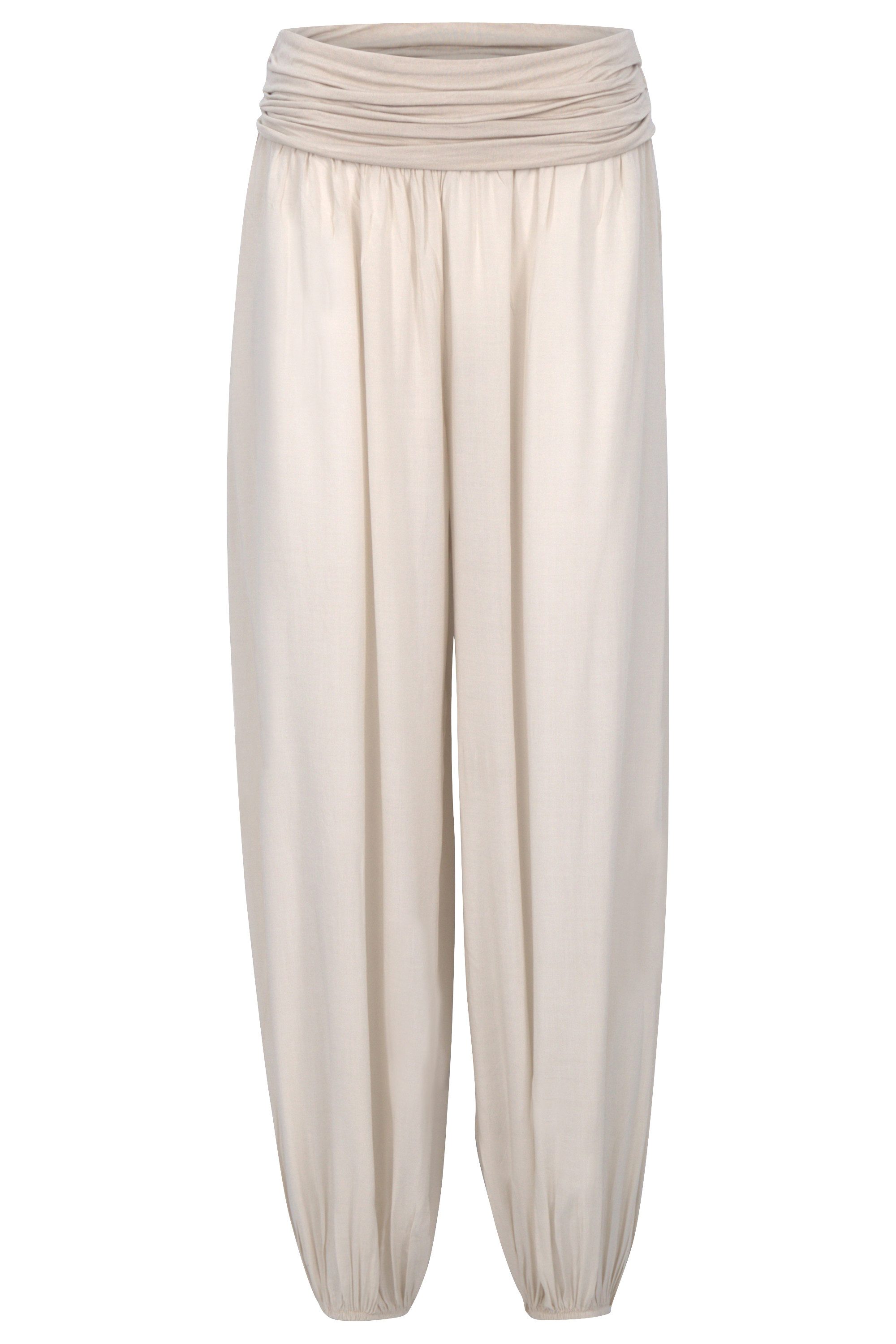 Haremshose malito Damen Pumphose in Uni Farben, Haremshose zum Tanzen, Aladinho