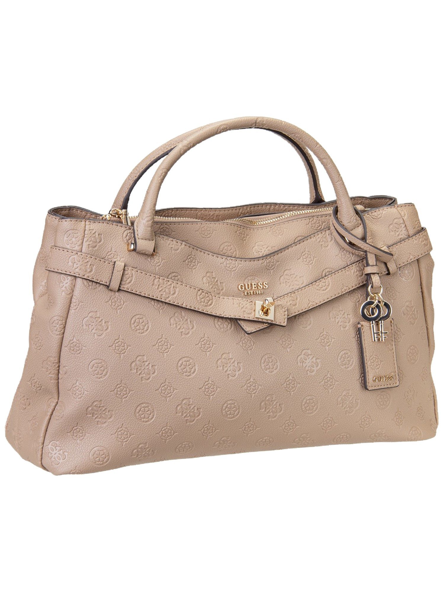 Guess Handtasche Ella Logo Large Girlfriend, Satchel