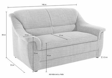 DOMO collection 2-Sitzer Lale, optimal für kleinere Räume