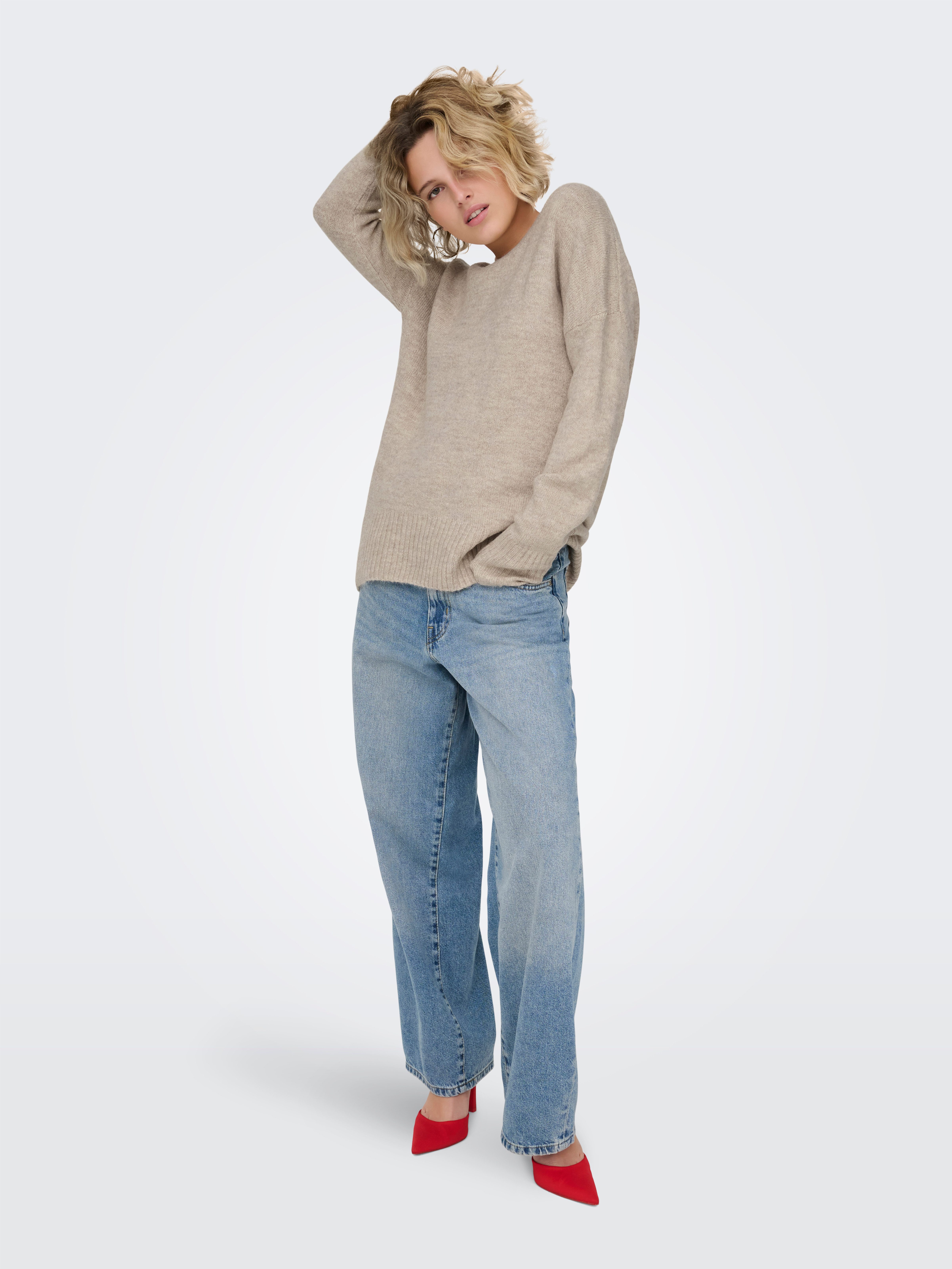 ONLY Rundhalspullover ONLNANJING L/S PULLOVER KNT NOOS