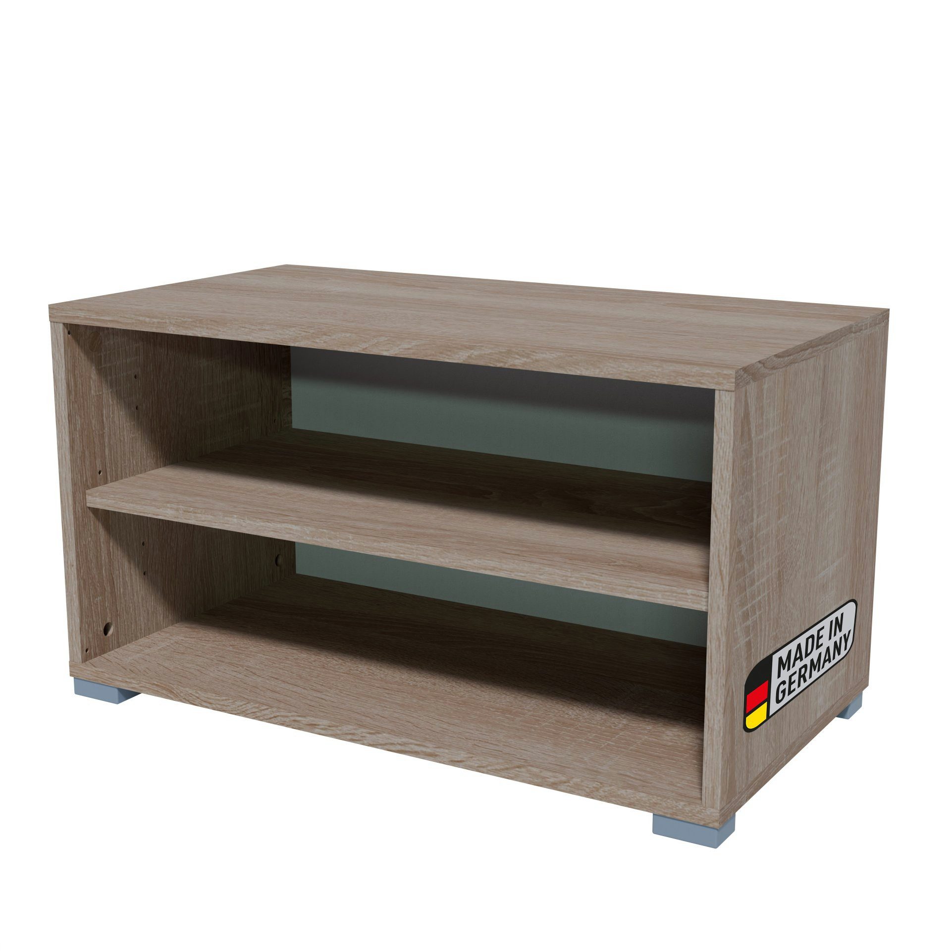 BADEDU Standregal Regal, Standregal, Bücherregal, Würfelregal, Kleinregal