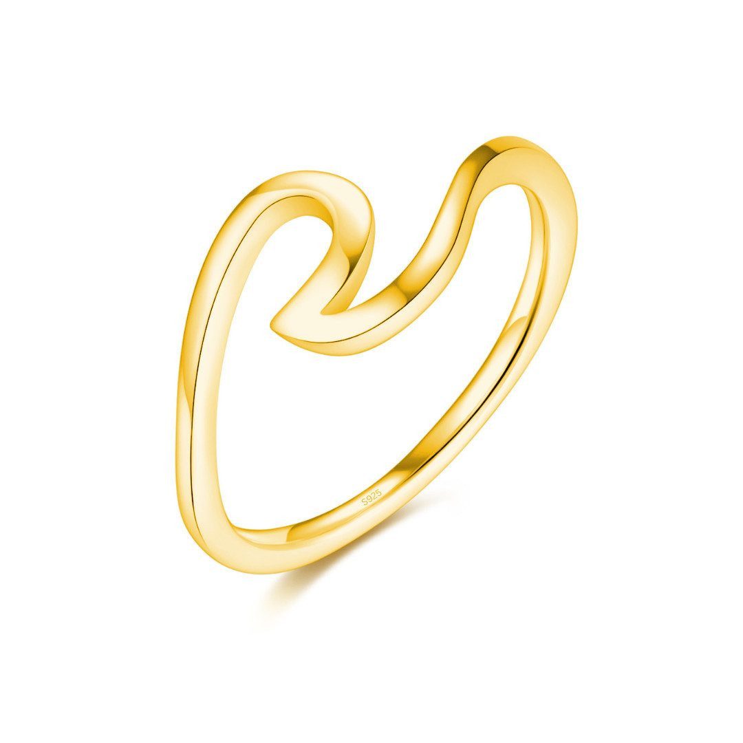 Lisandra Scott Fingerring WAVE Ring aus 925 Sterling Silber Welle Minimalis günstig online kaufen