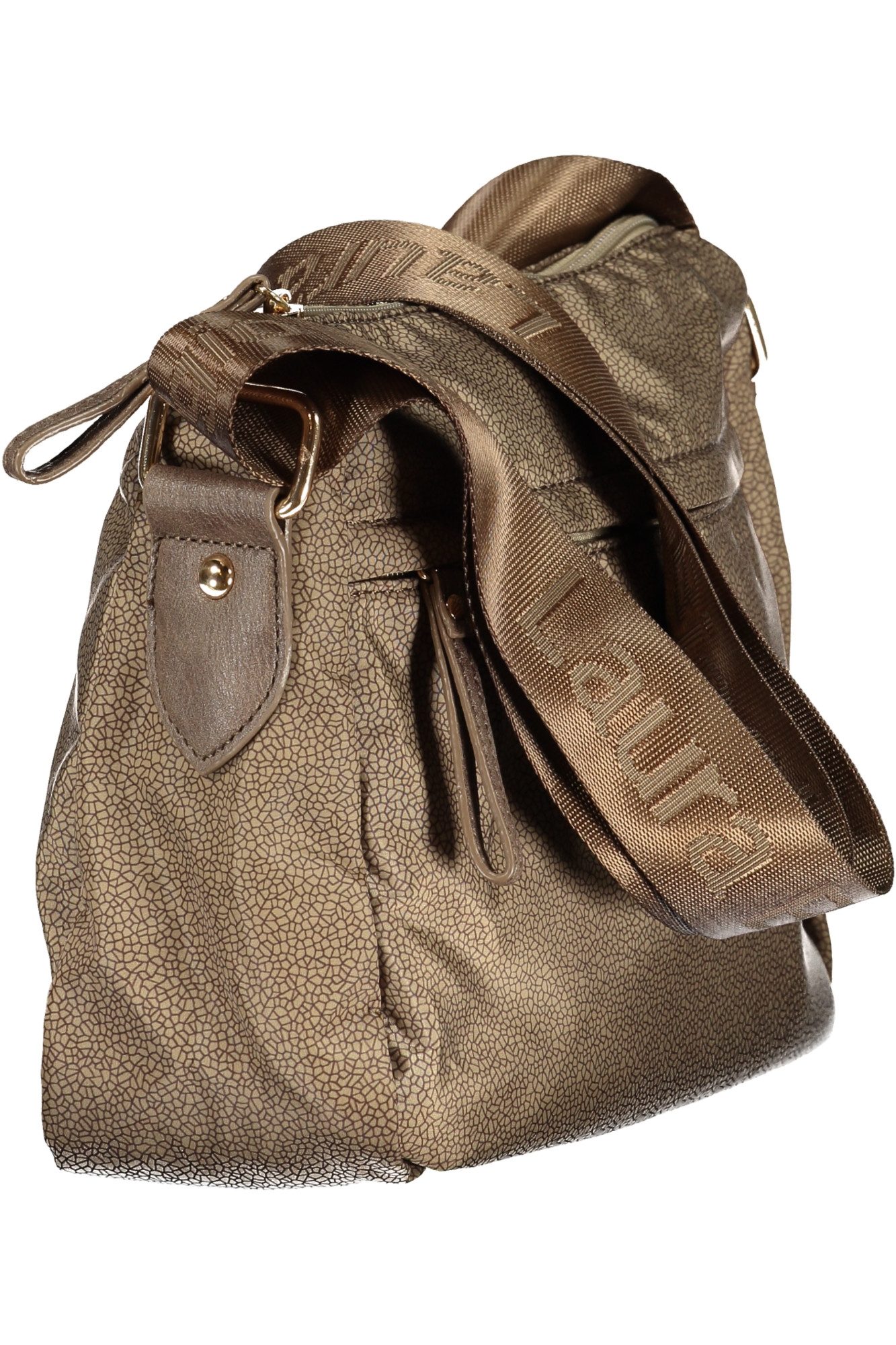Laura Biagiotti Umhängetasche, Elegante Damen Handtasche Beige mit verstellbarem Schulterriemen