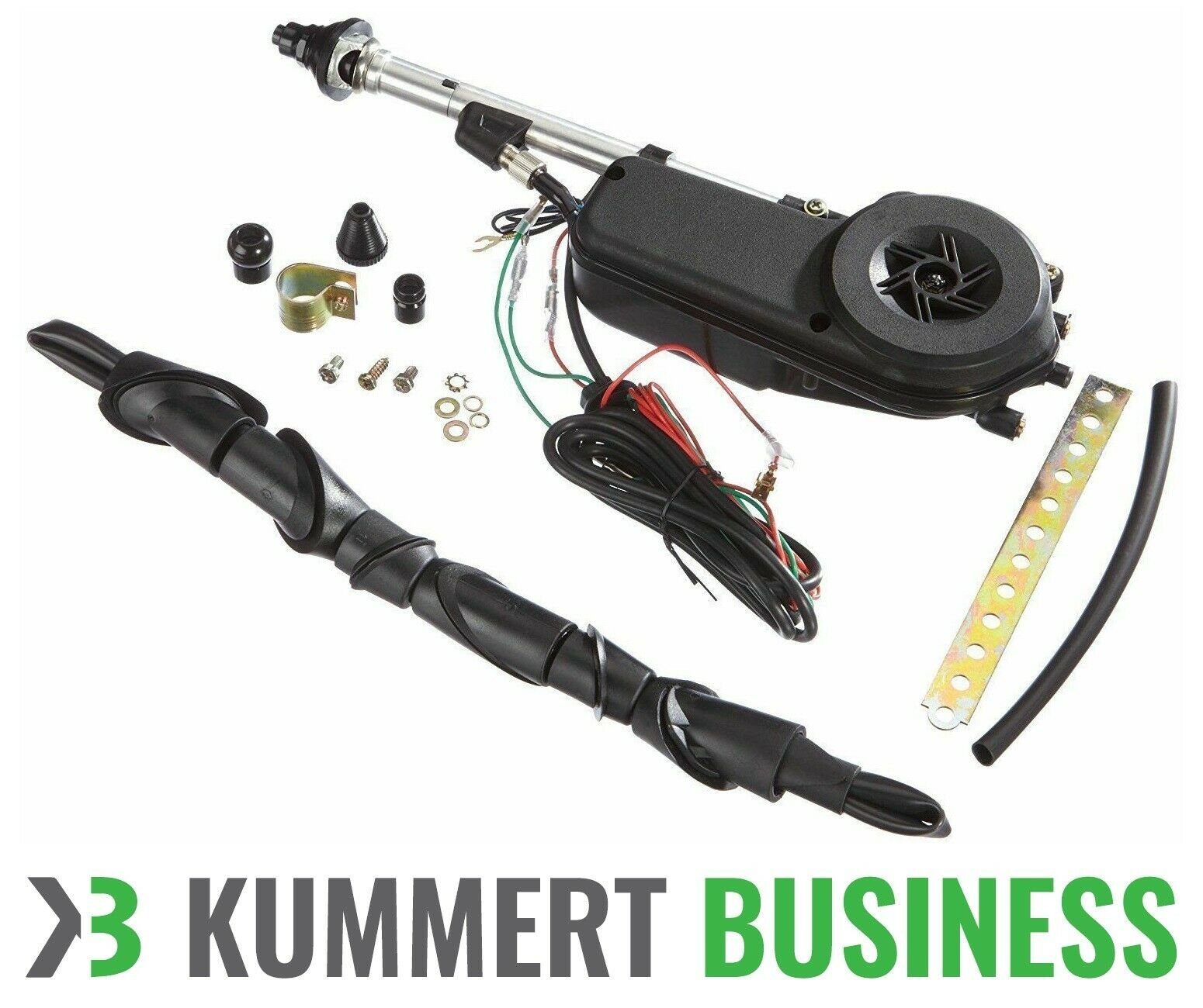 Kummert Business Automatik Antenne Motor Elektrische Antenne für Audi Mercedes-Benz BMW Autoradio-Ersatzantennenstab (UKW/FM, für PKW Kotflügel)