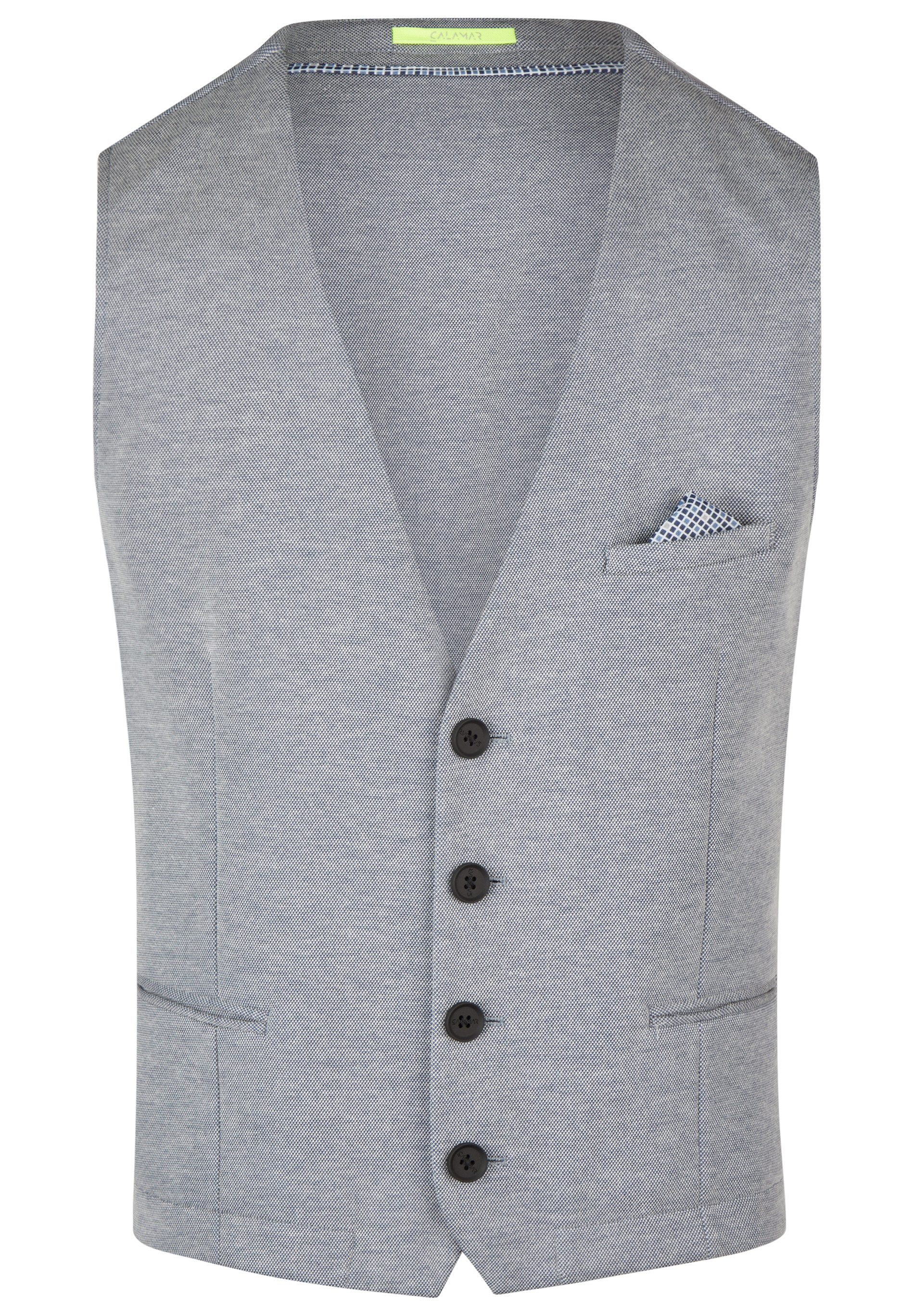 Calamar Anzugweste Cotton 2-Tone Sakko Weste