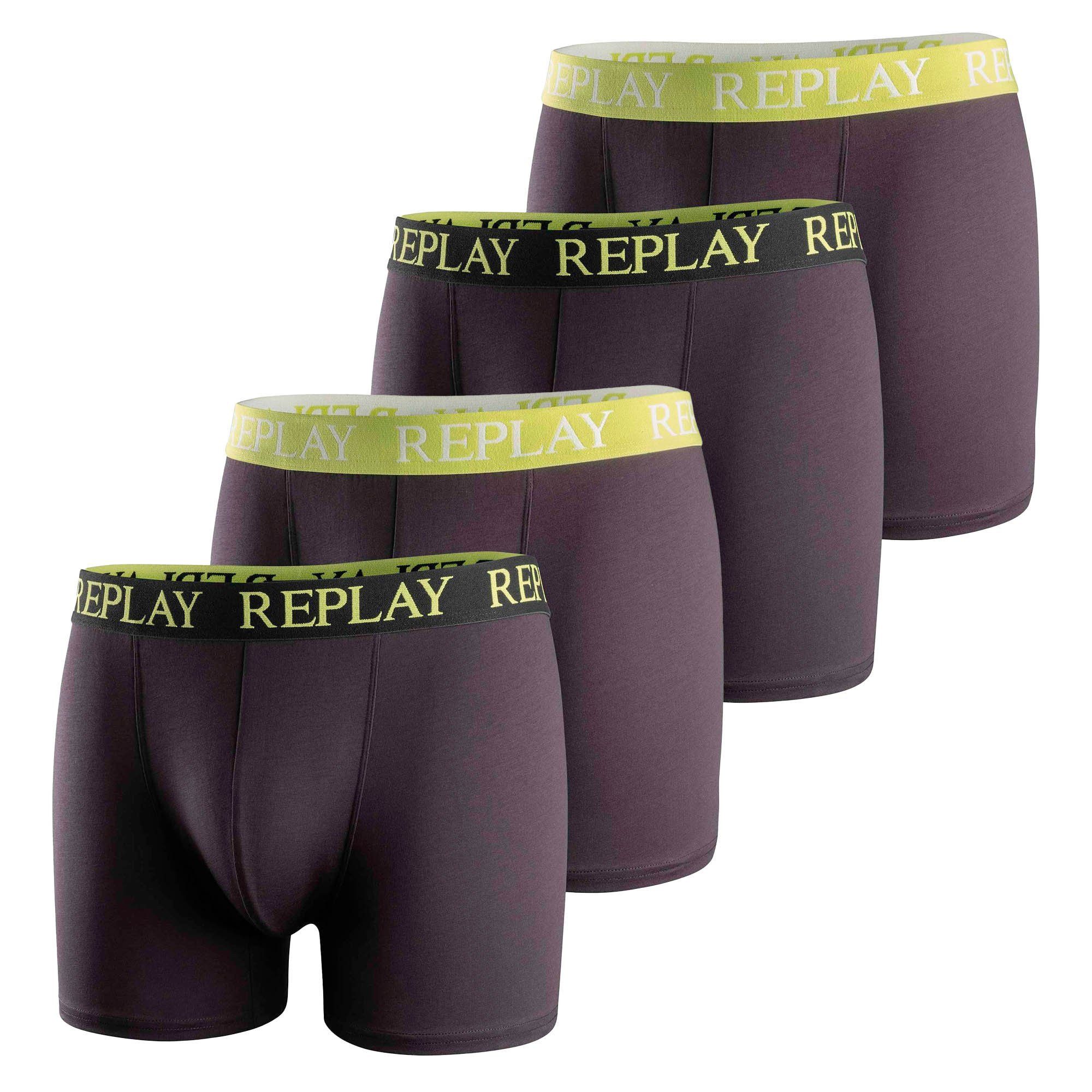 Replay Boxer Herren Boxershort 4er Pack günstig online kaufen