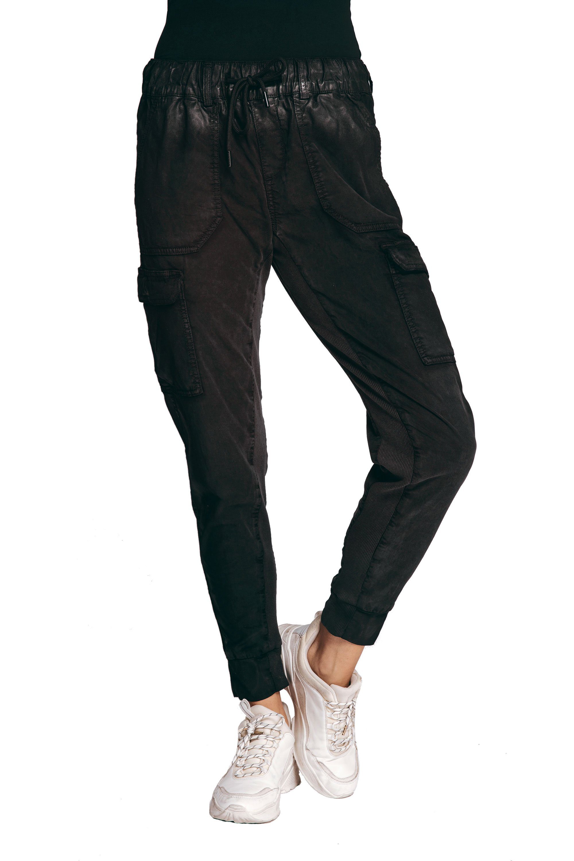Zhrill Stoffhose Cargohose DAISEY Black (0-tlg) günstig online kaufen