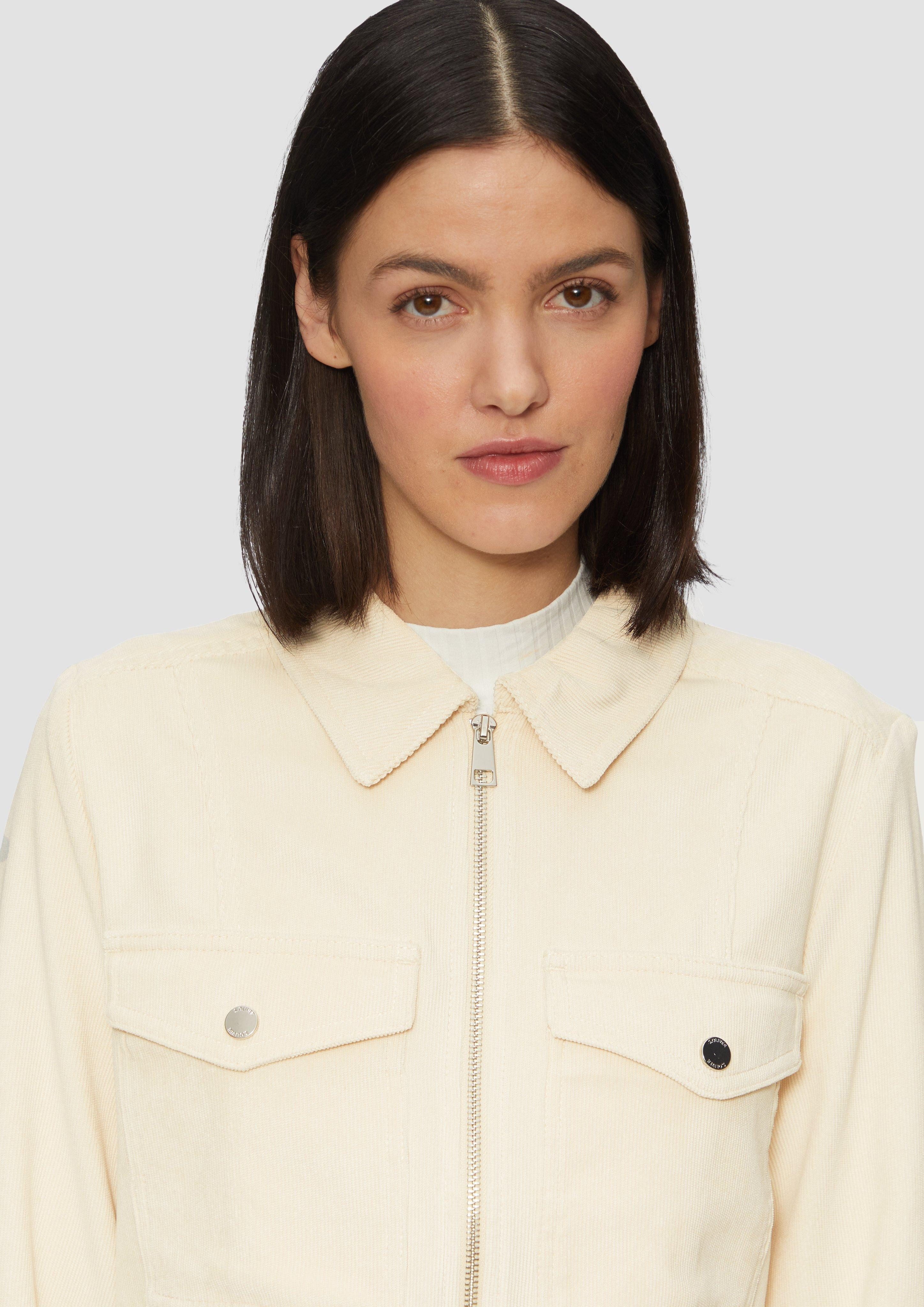 s.Oliver Funktionsjacke Kurze Feincordjacke mit aufgesetzten günstig online kaufen