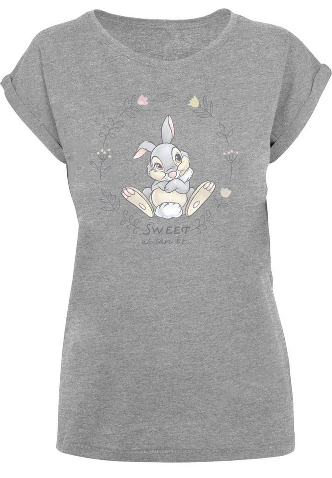 F4NT4STIC T-Shirt Disney Bambi Klopfer Thumper Sweet As Can Be Print, Sehr  weicher Baumwollstoff mit hohem Tragekomfort