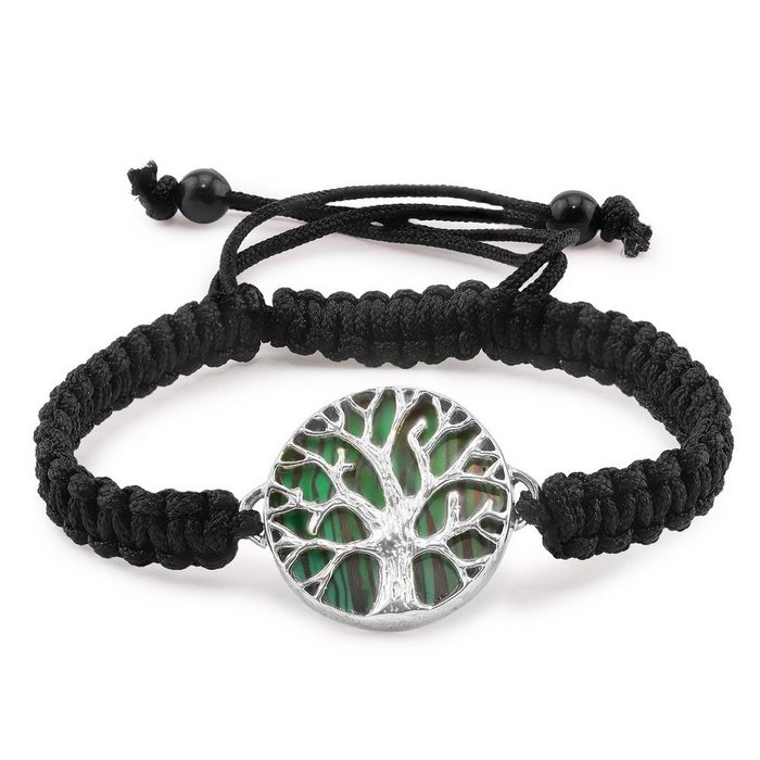 Monkimau Silberarmband Damen Lebensbaum Armband aus 925 Silber (Packung)