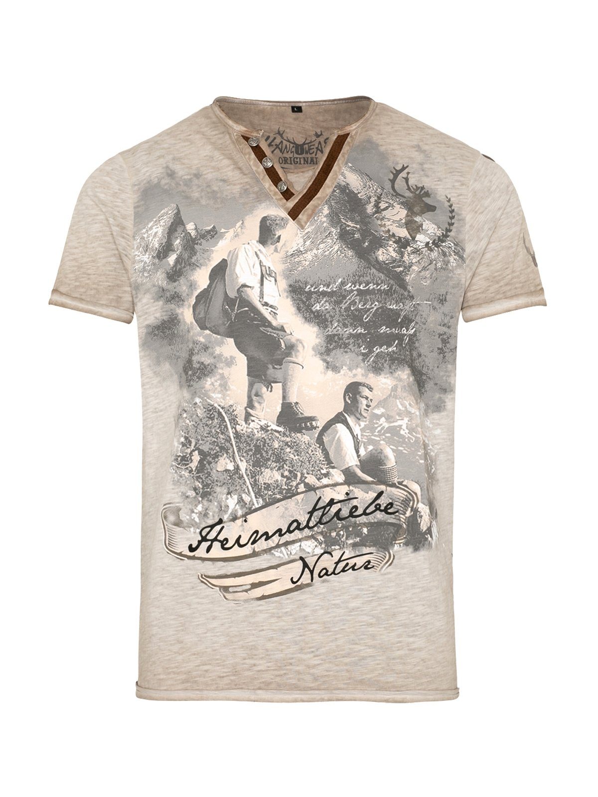 beige SEVERIN Hangowear T-Shirt T-Shirt
