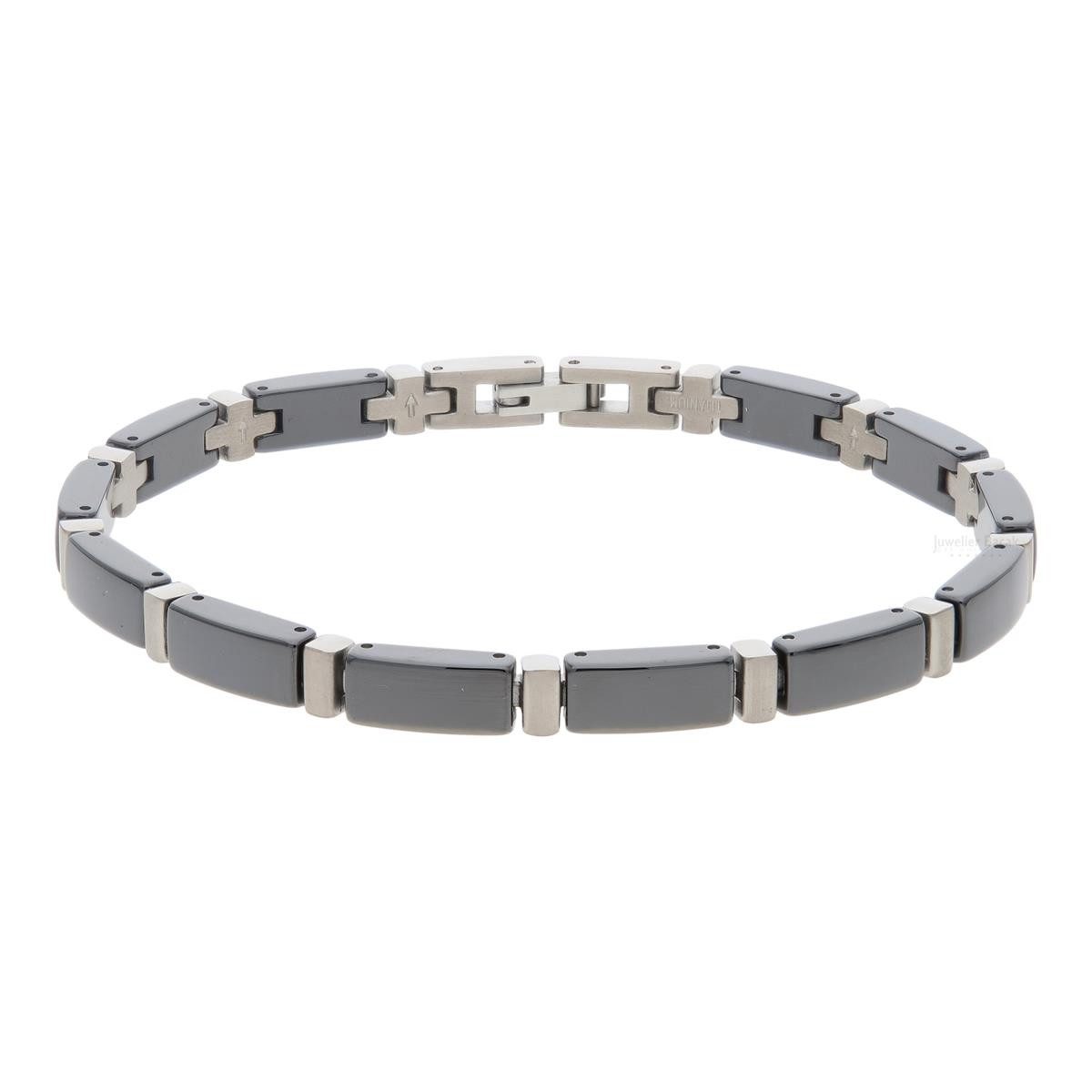 Boccia Armband Boccia Armband 0371-04 Titan Keramik schwarz (kein Set, 1-tlg., kein Set)