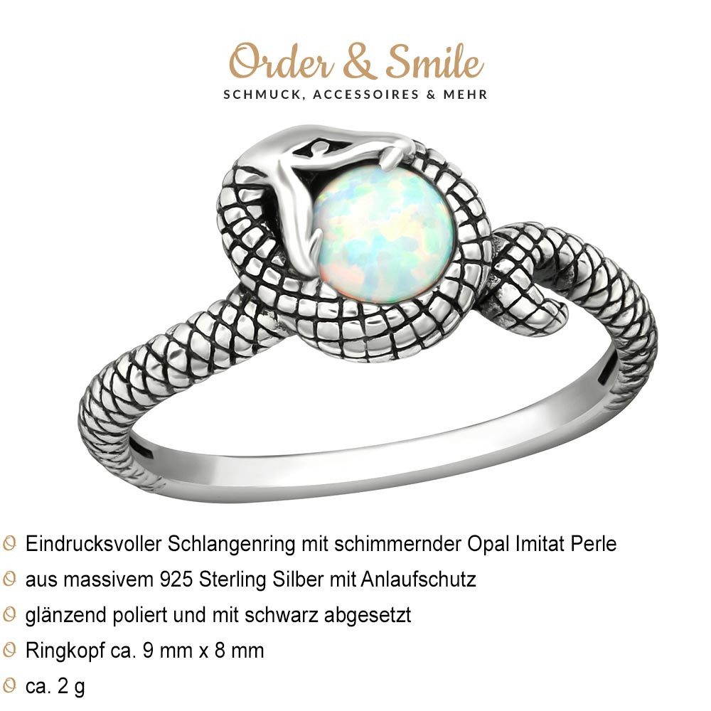 Order & Smile Schmuck Silberring Ring günstig online kaufen