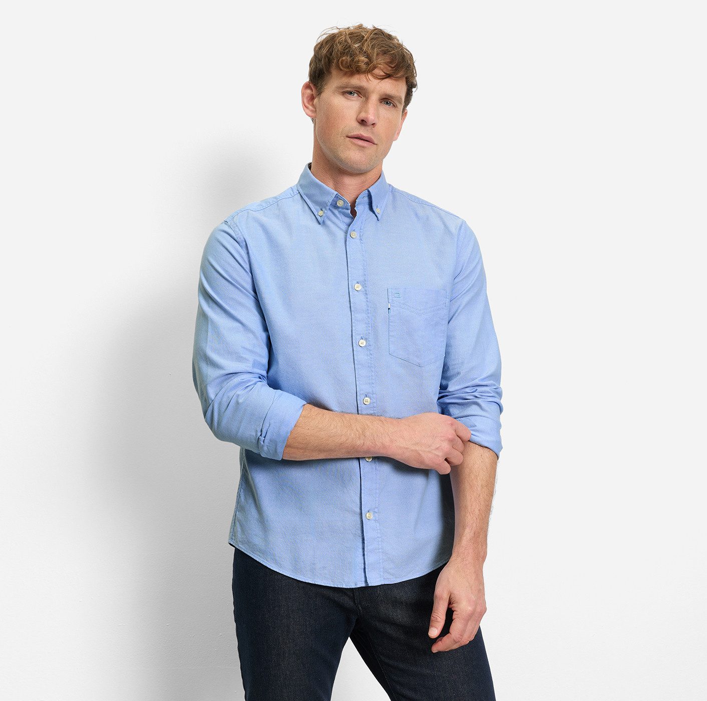OLYMP Langarmhemd Casual