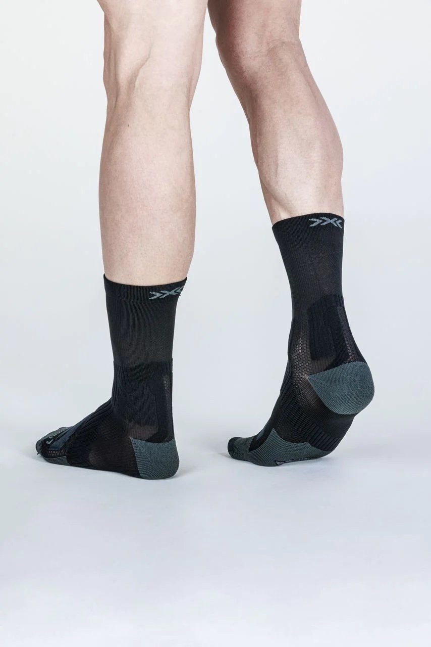 X-Socks Socken Radsocke Bike Expert Crew schwarz/charcoal Herren - 1 Paar