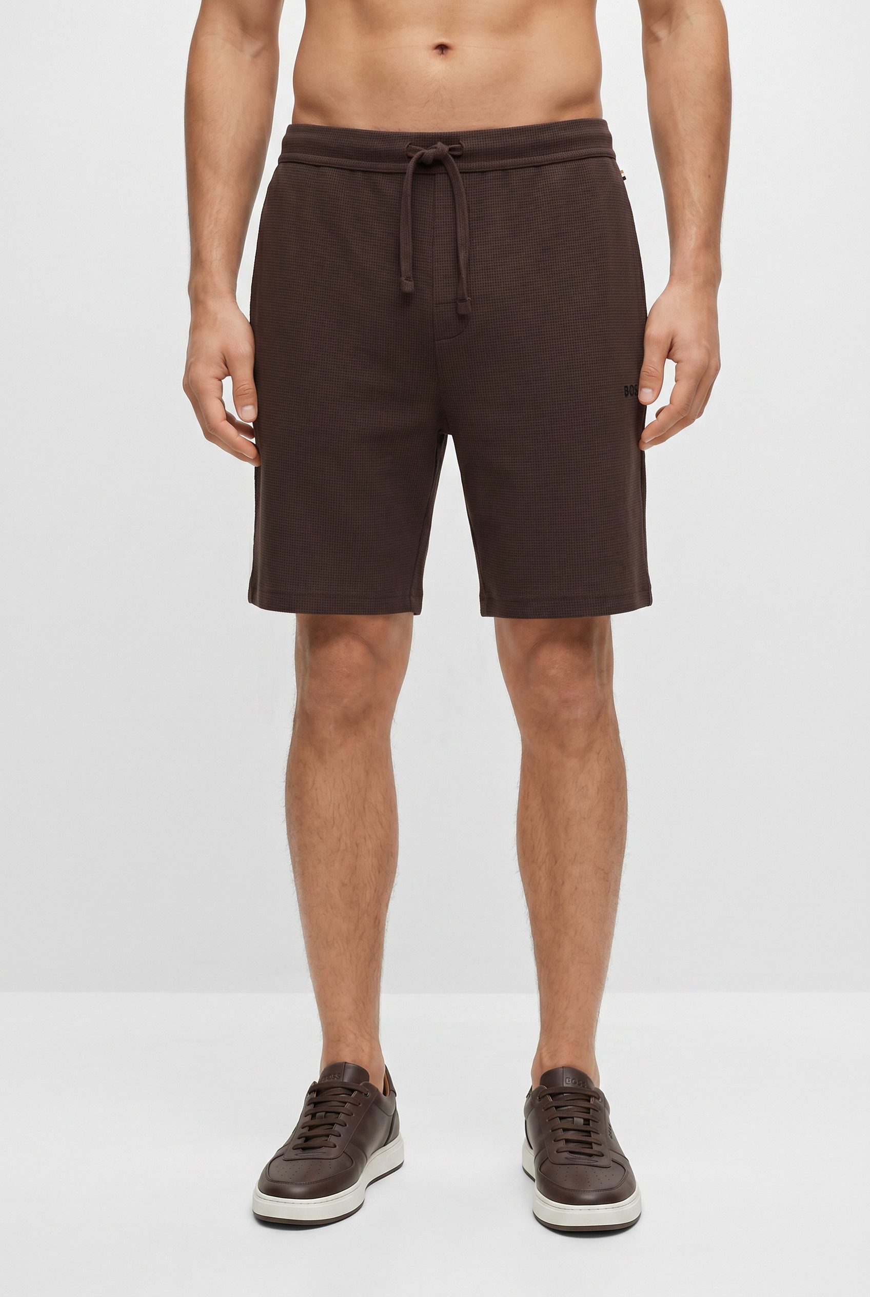 BOSS Pyjamashorts Waffle Shorts