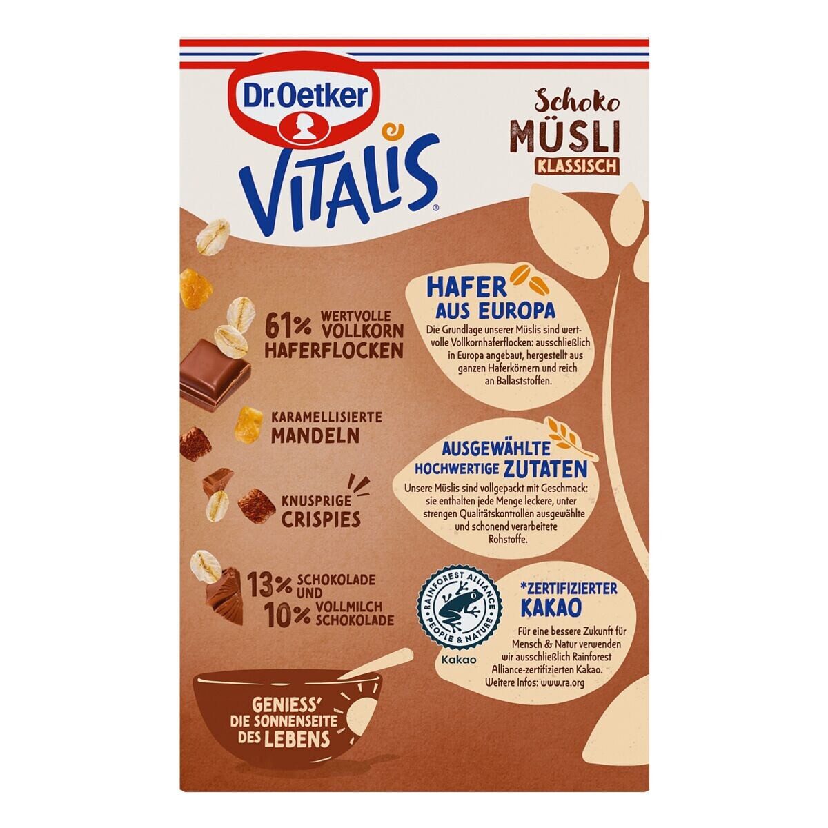 Dr. Oetker Küchenhelfer Cerealien Schokomüsli klassisch, 450 g – Bild 2 von 2