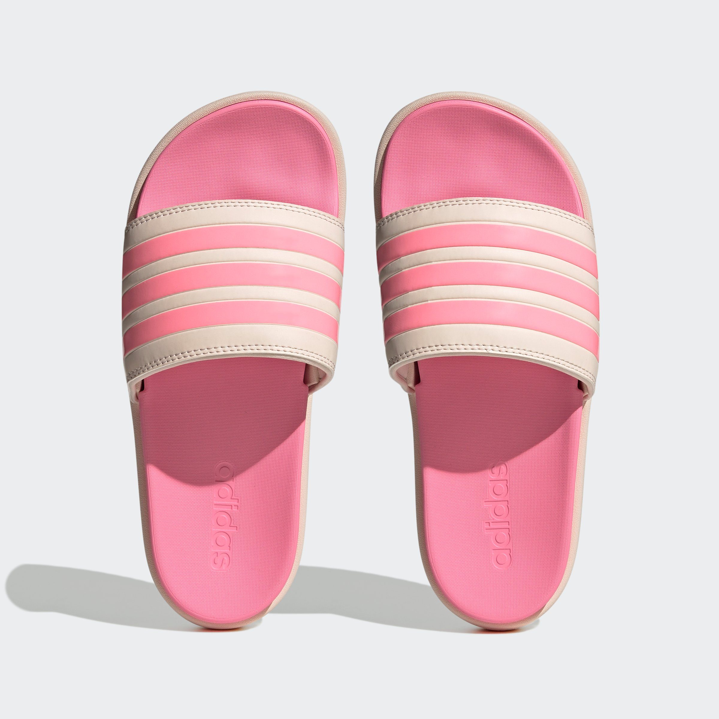 adidas Sportswear PLATFORM ADILETTE Quartz Taupe Badesandale Wonder / Pink Metallic Beam 