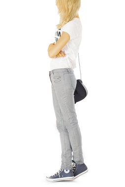 be styled Low-rise-Jeans Schmale Slim Fit Hose mit Reißverschluss-Applikationen - Damen - j75f mit Elasthan Anteil, Reißverschluss Applikationen