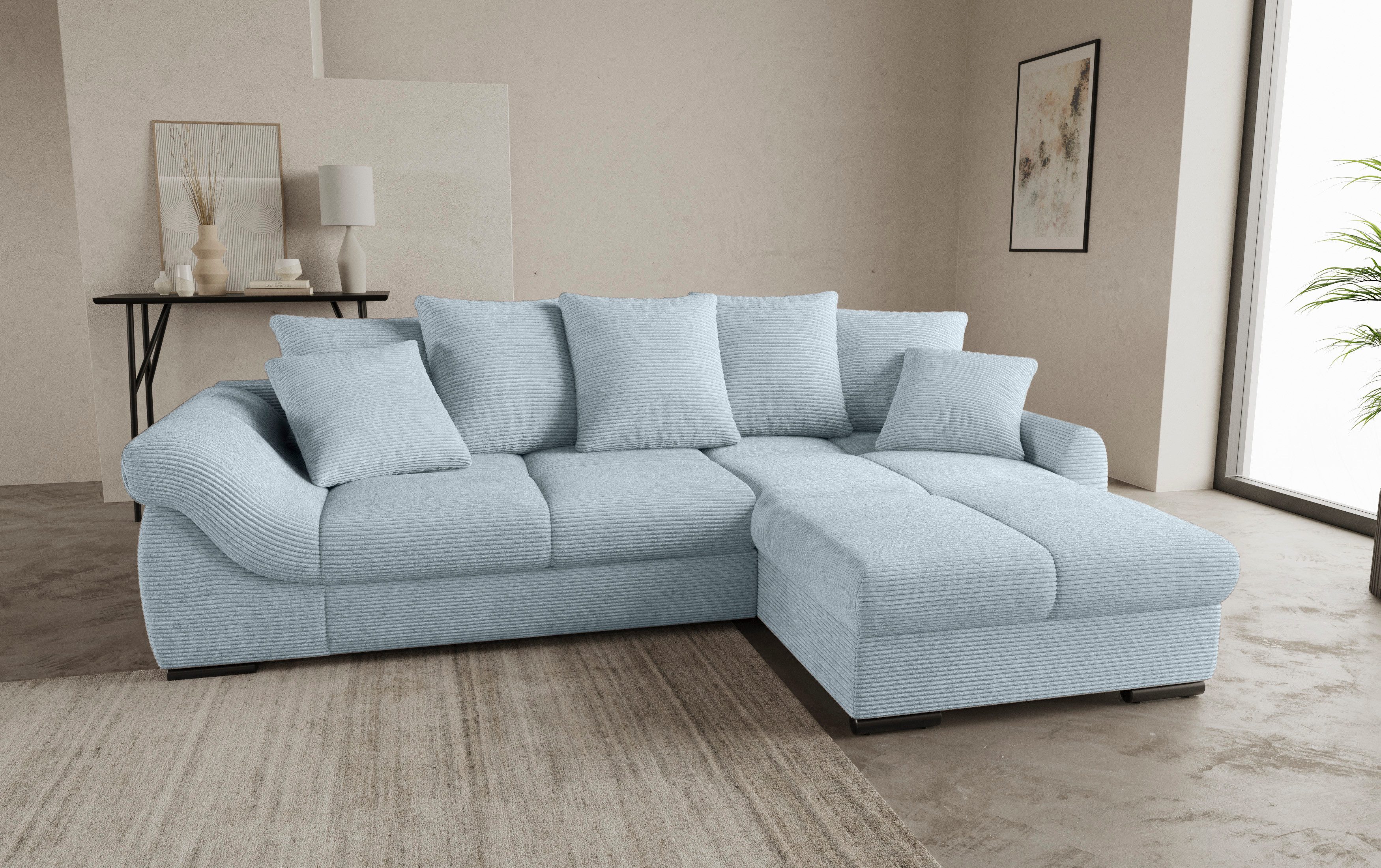 Mr. Couch Ecksofa Livorno L-Form, inkl. günstig online kaufen