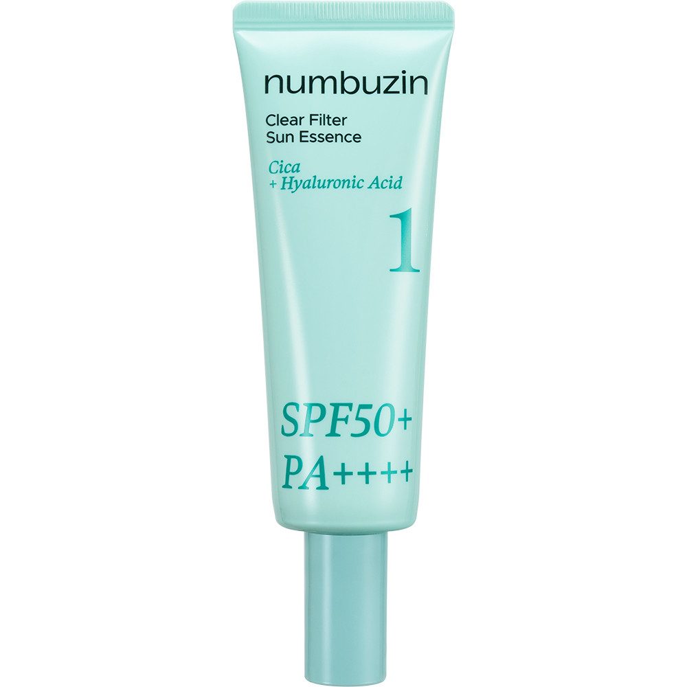 numbuzin Sonnenschutzlotion NO.1 CLEAR FILTER SUN ESSENCE LSF 50+, mit hohem UVA und UVB Filter