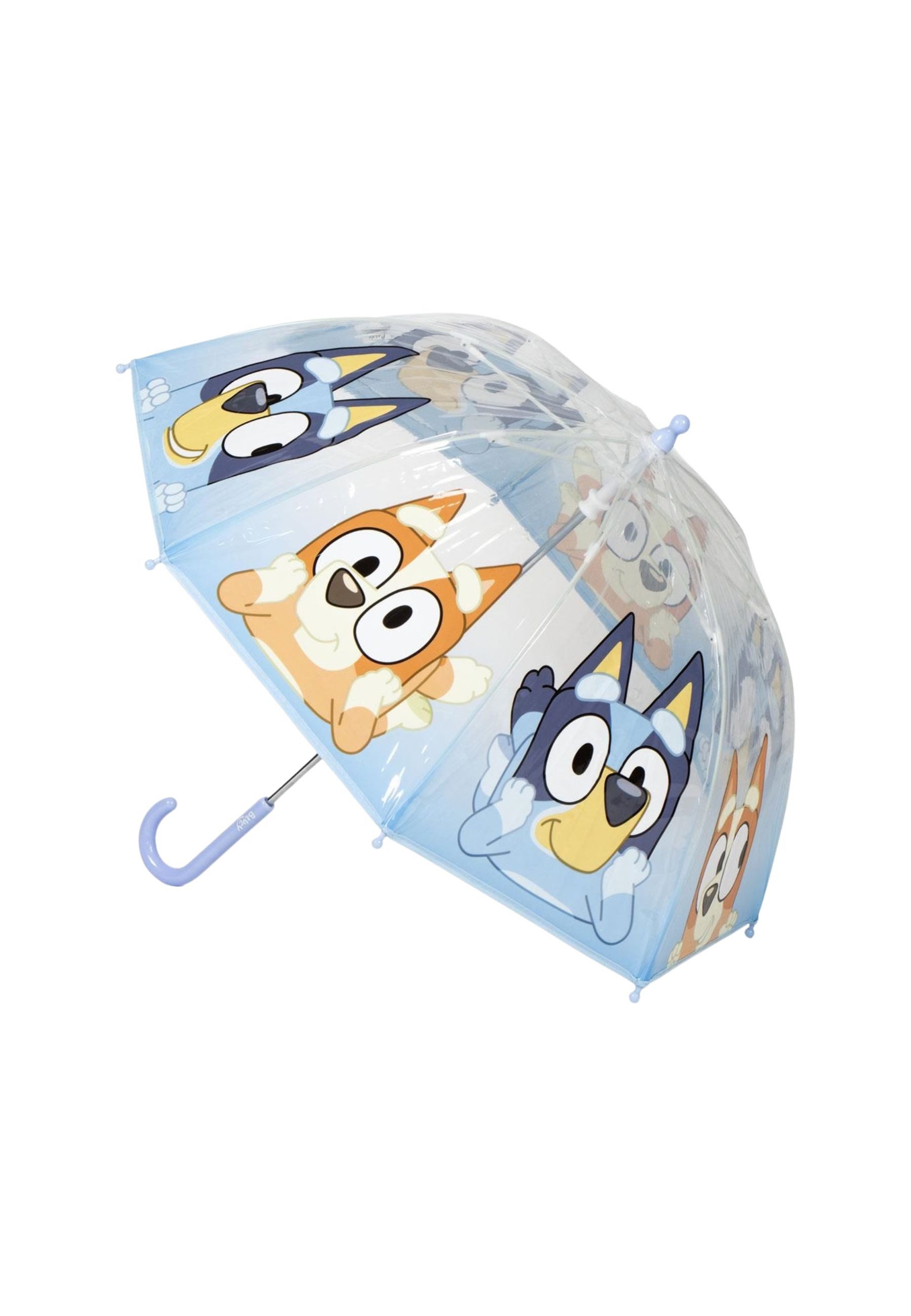 Disney Taschenregenschirm Kinder Bluey Regenschirm Transparent 45 cm