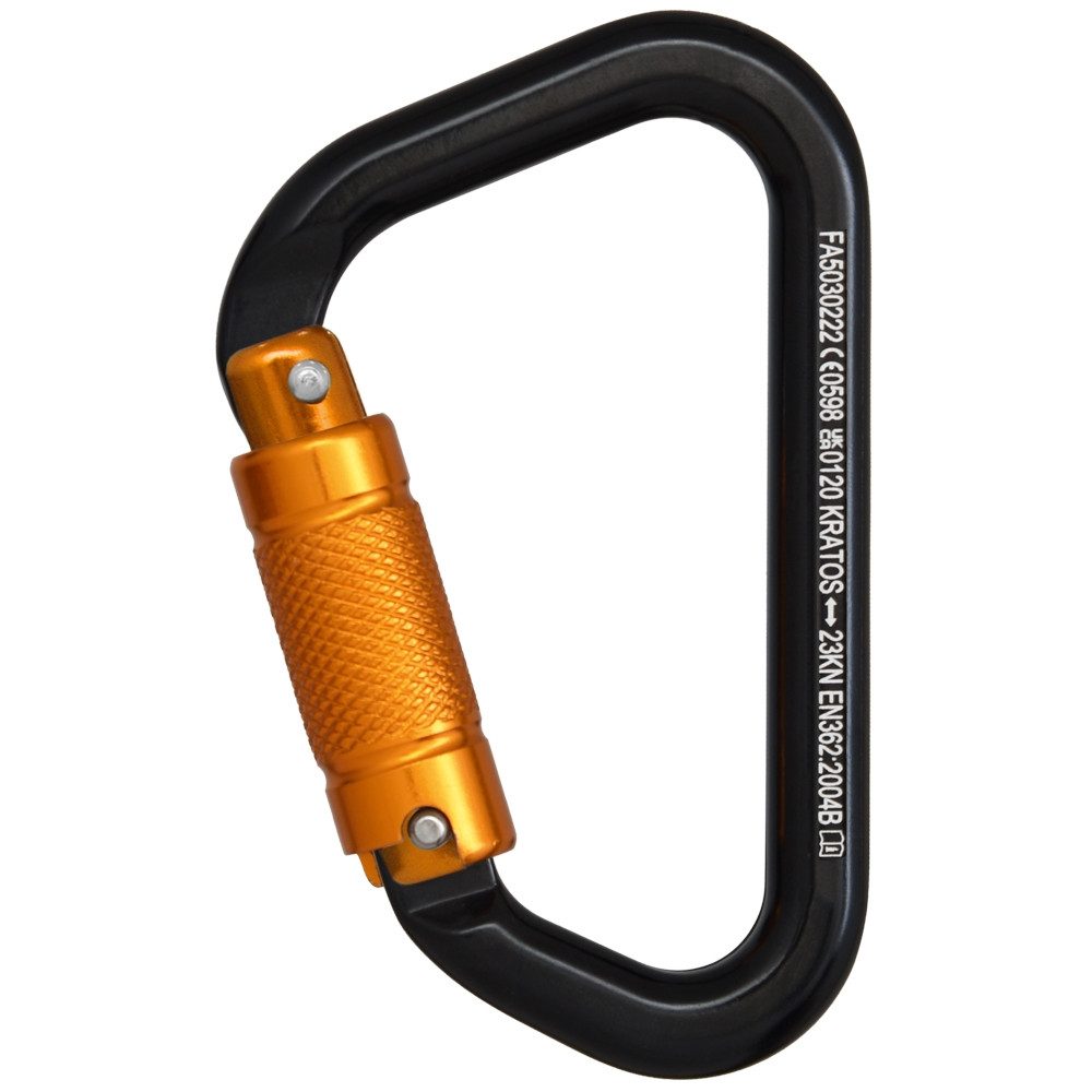 Karabiner Aluminium-Karabiner Triple-Lock, KRATOS® Gr. FA 50 302 22, EN362 Klas