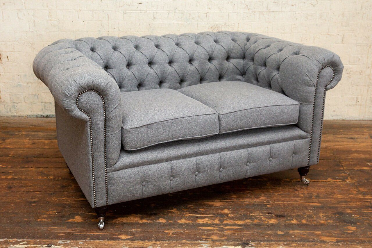 möbel Sofa Sofas Polster couchen Couch klassische Sitz Chesterfield JVmoebel Chesterfield-Sofa,