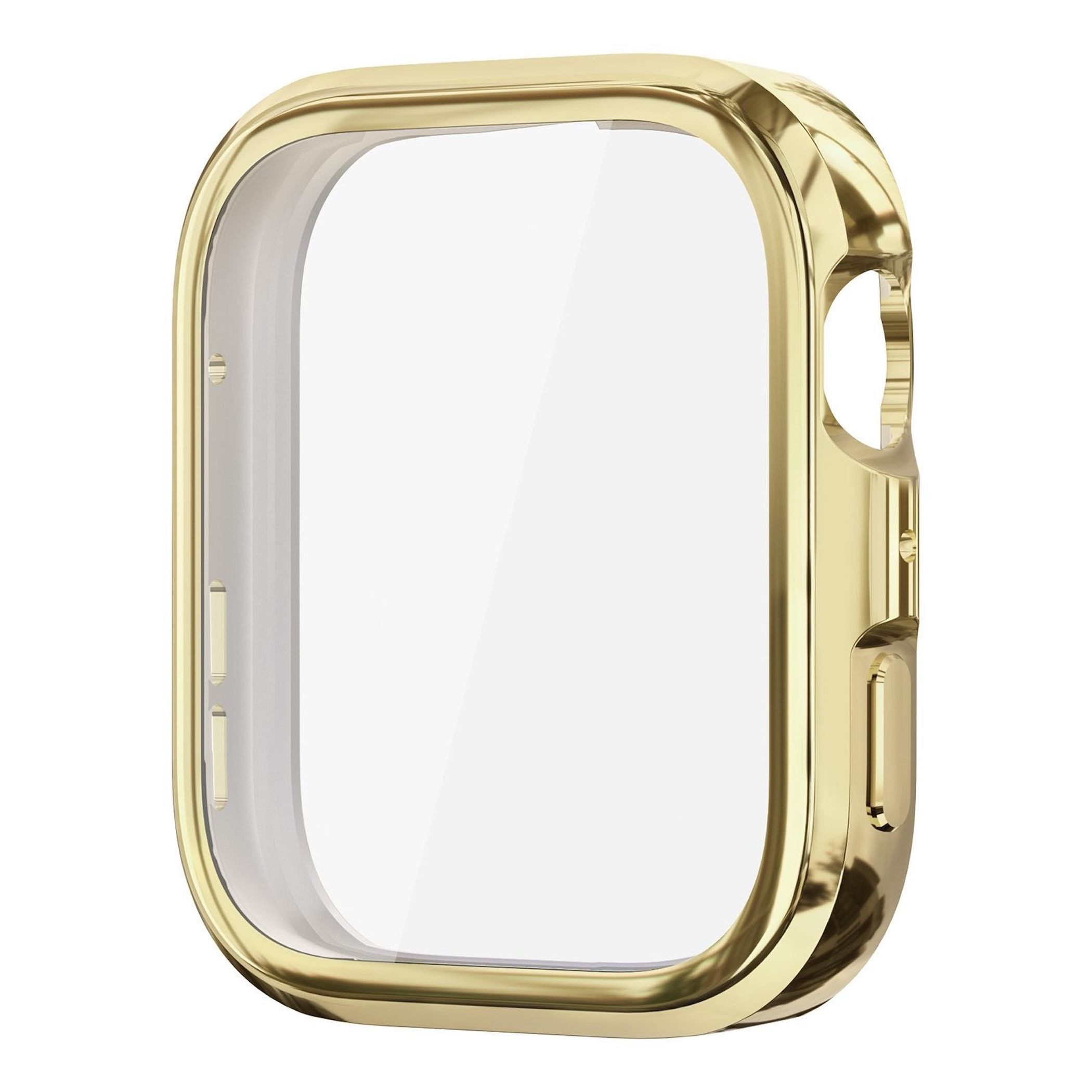 Wigento Smartwatch-Hülle TPU für Huawei Watch Fit 5 Electroplated Full Cover Watch Gold, Full TPU Schutzhülle, nahtlose Passform
