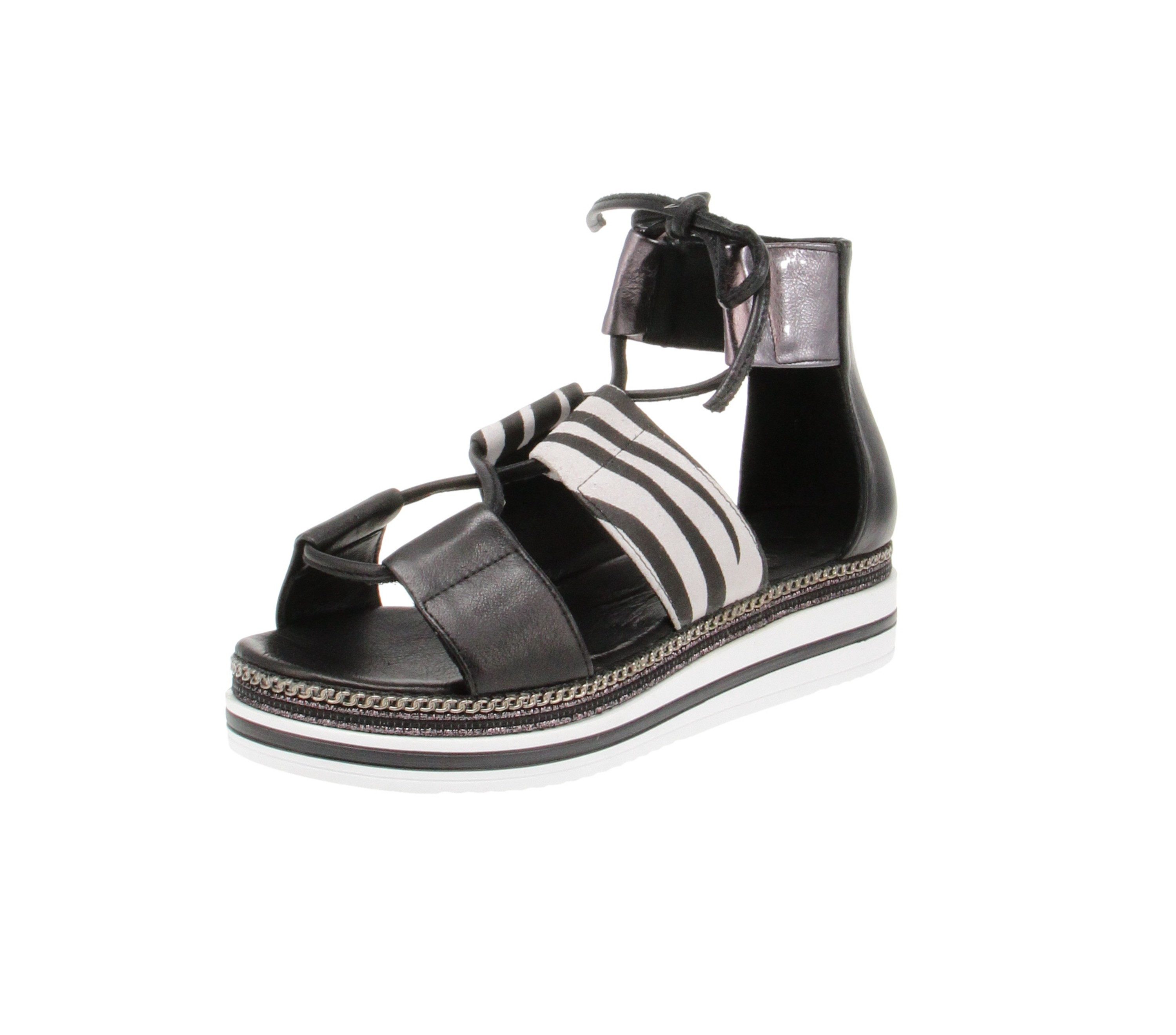 Maca Kitzbühl Maca Kitzbühel 2812 - Damen Обувь Sandaletten - nero-zebra Sandale