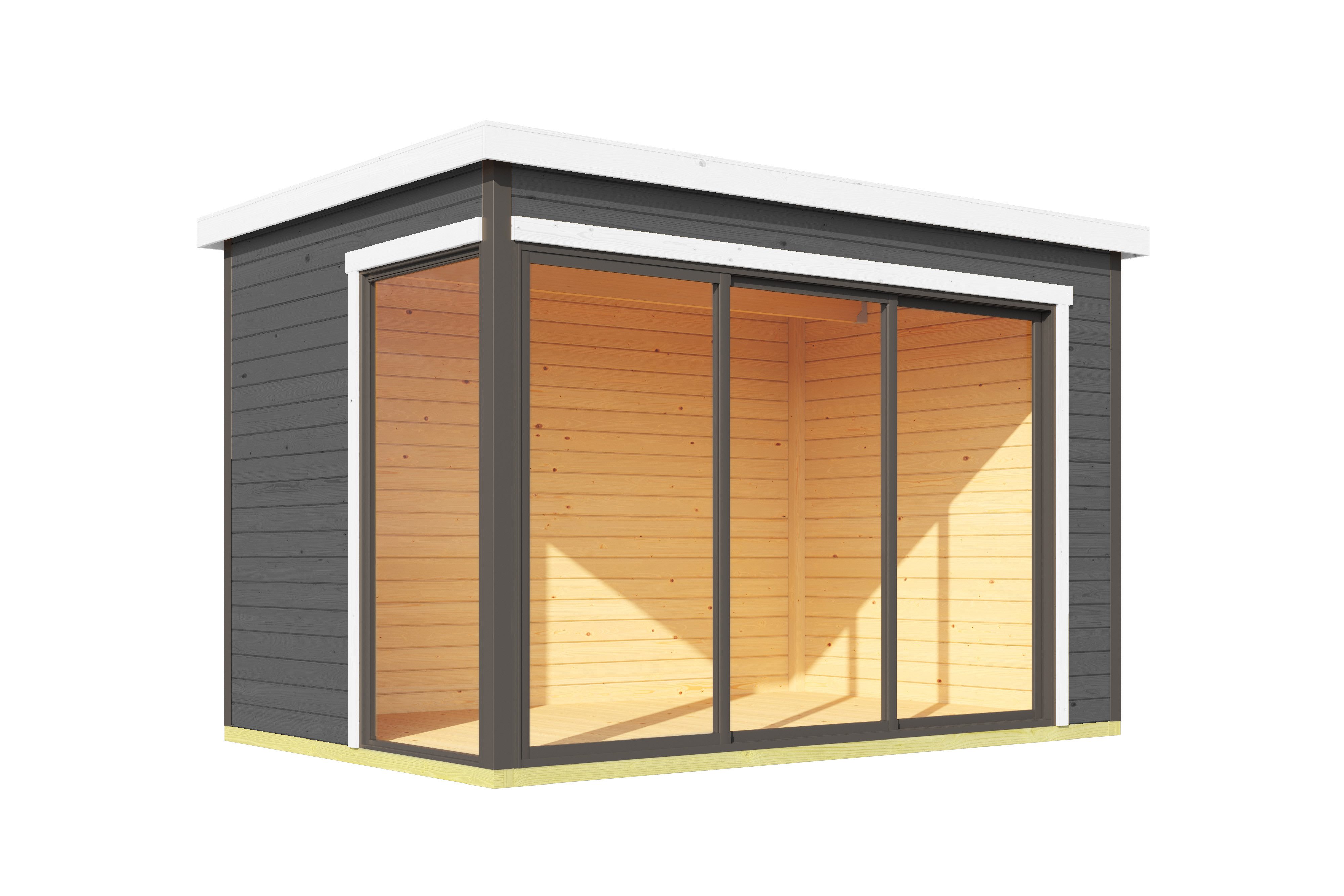 Nordic Holz Gartenhaus AUSTIN 5, BxT: 379,6x259,6 cm