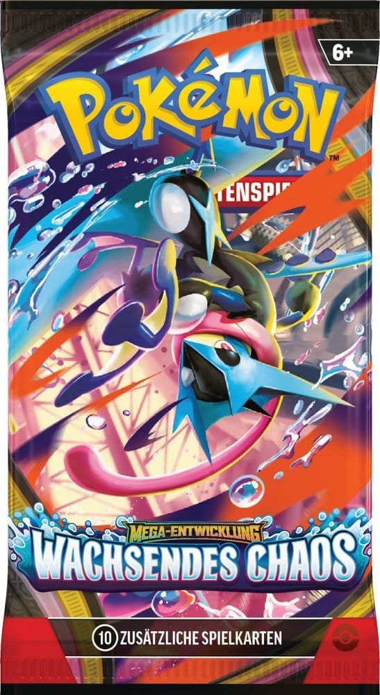 The Pokémon Company International Sammelkarte Pokemon TCG Mega-Entwicklung - Wachsendes Chaos Booster Display (36) D