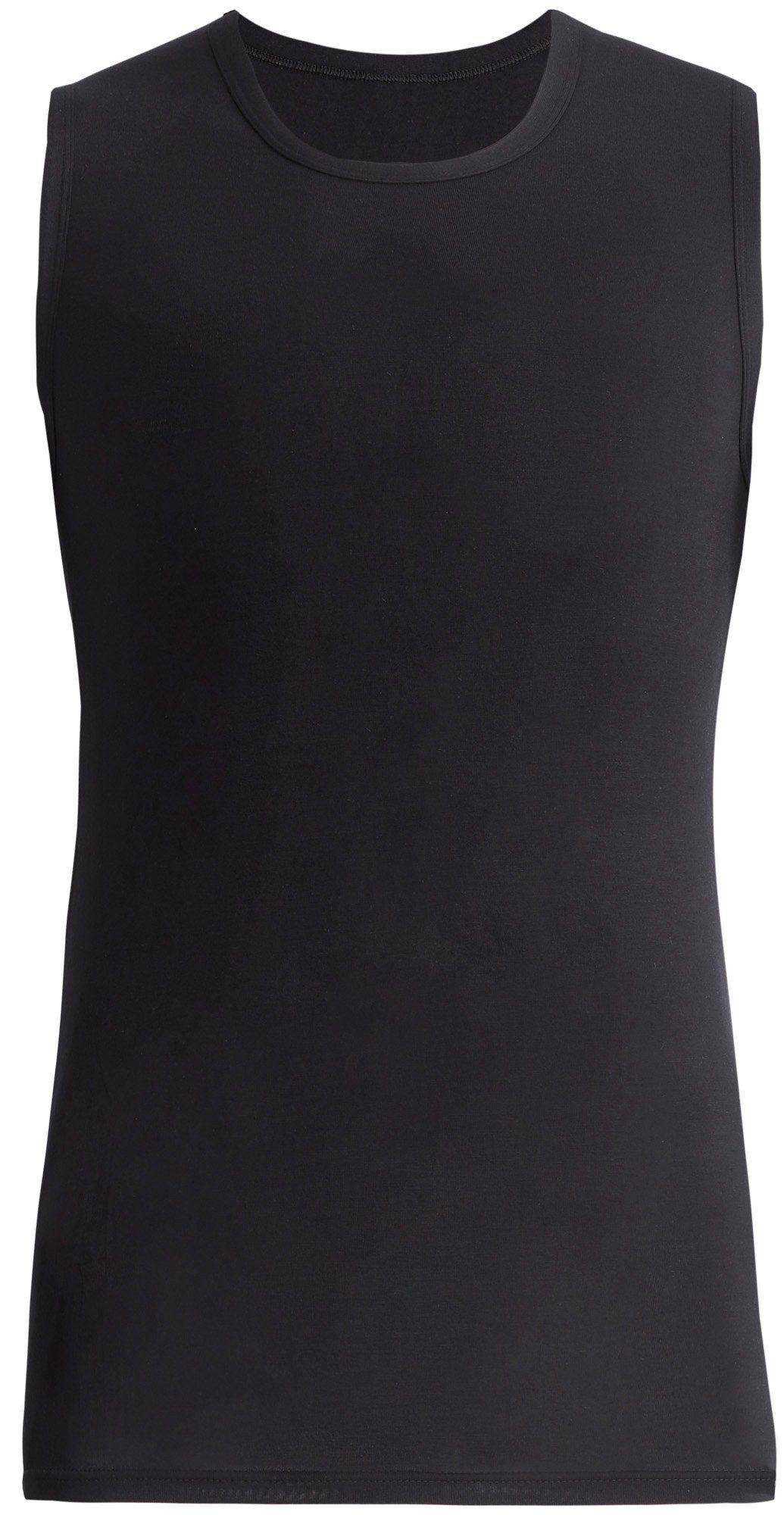 conta Unterhemd Herren-Unterhemd, ohne Arm Single-Jersey Uni