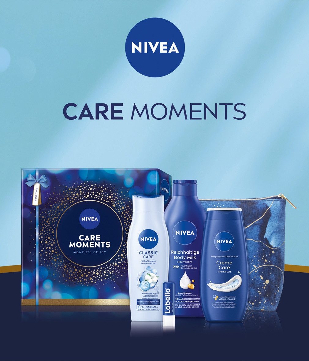 Nivea Hautpflege-Set Care Moments Geschenkset 5-teilig Kulturtasche Pflegeset Damen Labello Set, 1-tlg., Pflegeroutine als Geschenkidee – Bild 5 von 5