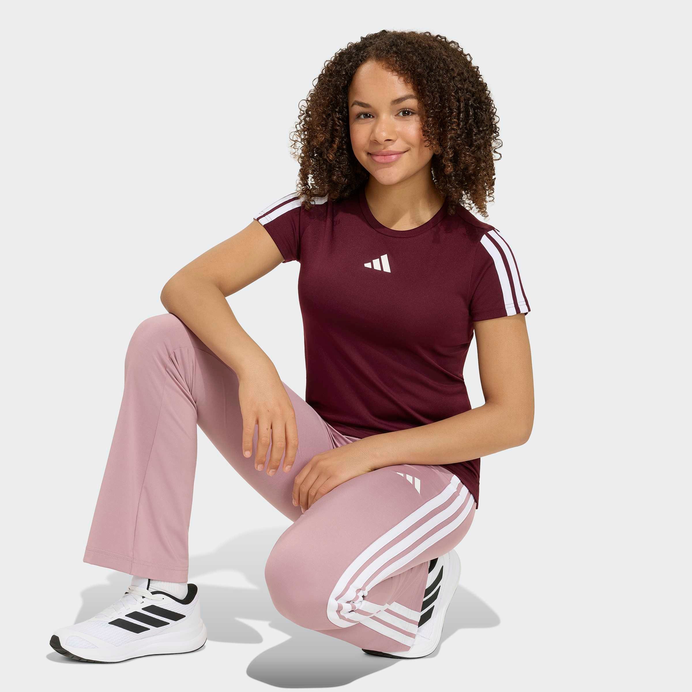 adidas Sportswear T-Shirt TRAINING ESSENTIALS 3-STREIFEN KIDS für Kinder, Kurzarm, ohne Verschluss, mit Climacool® Technologie – Bild 5 von 5