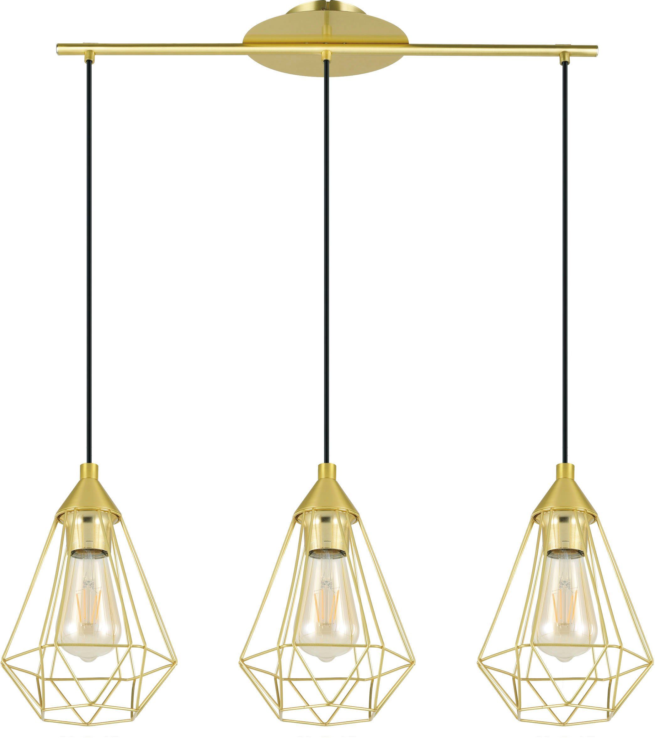 EGLO Hängeleuchte TARBES, ohne Leuchtmittel, Hängelampe Esszimmer, Retro Look, Pendellampe, E27