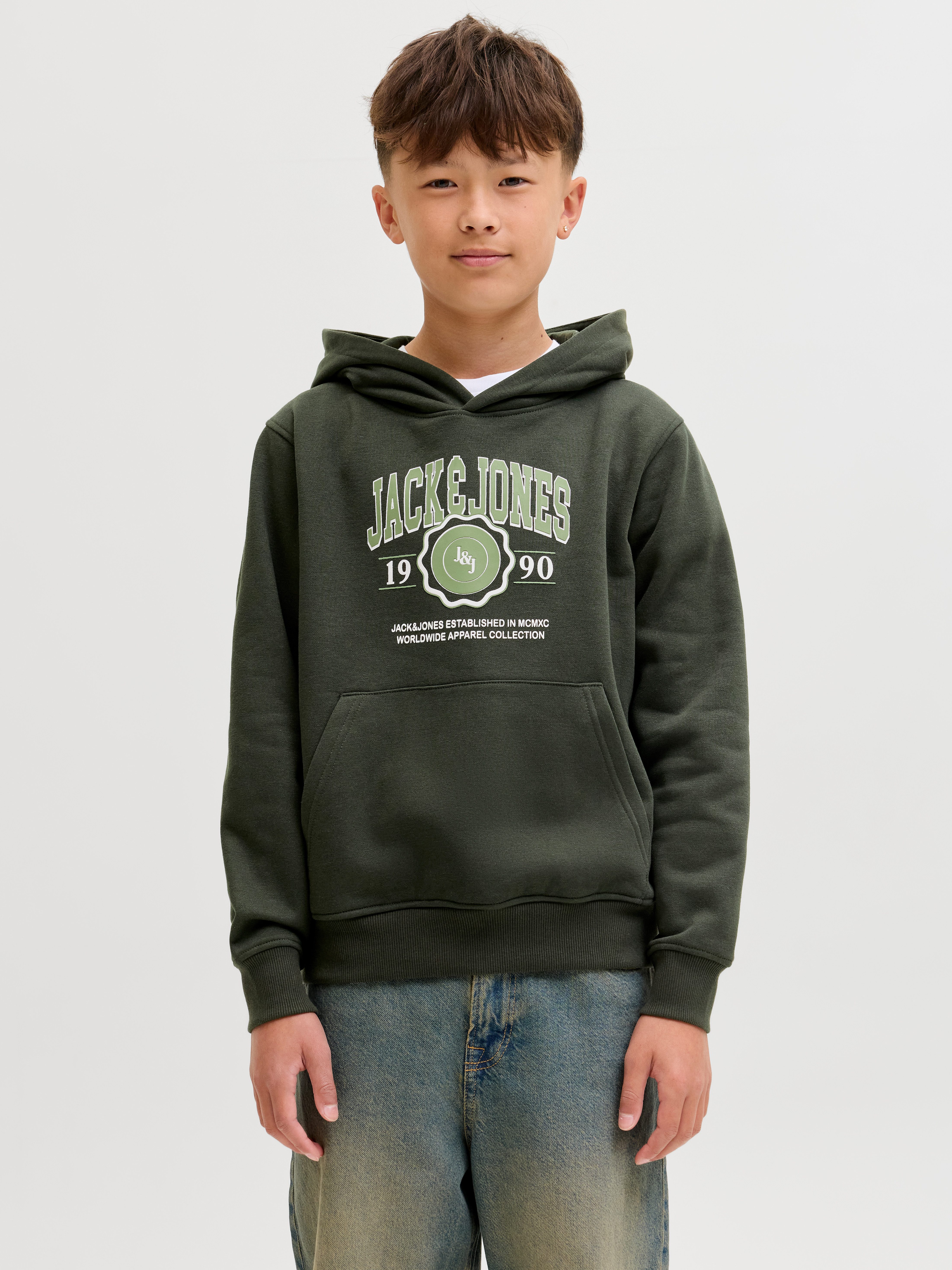 Jack & Jones Junior Kapuzensweatshirt JJMAKO SWEAT HOOD JNR