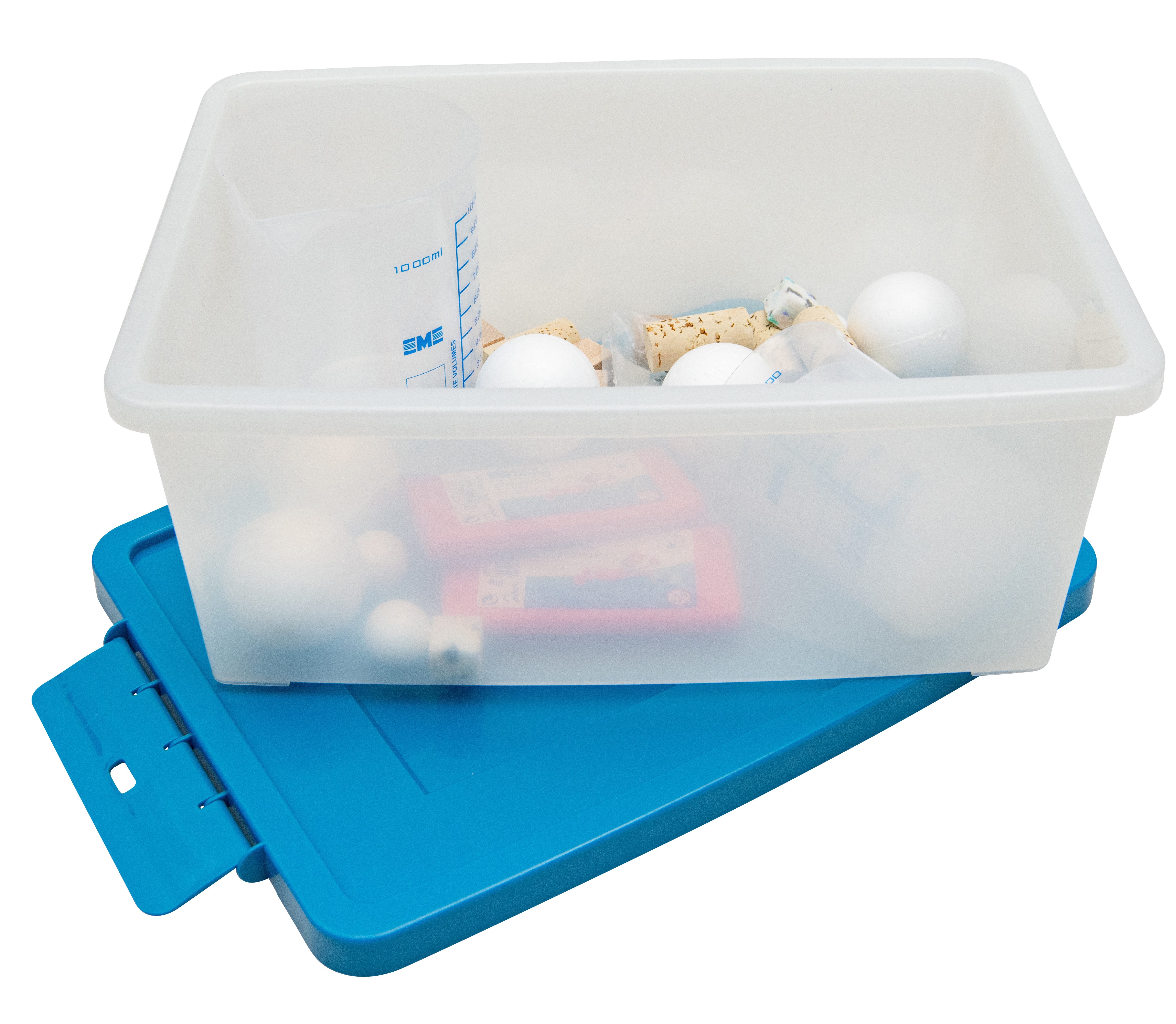 Betzold Experimentierkasten Schwimmen-Sinken-Set, 34-teilig