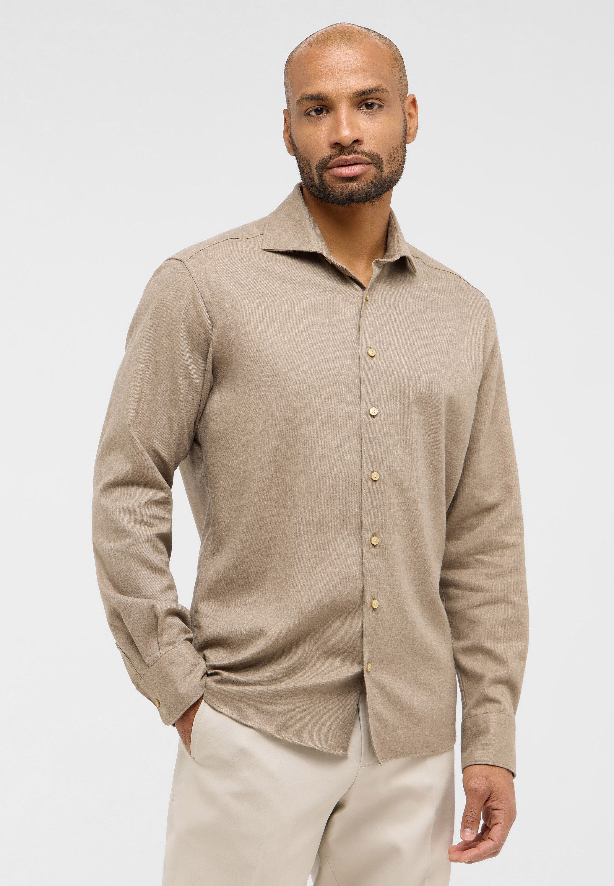 Eterna Langarmhemd MODERN FIT EASY IRON günstig online kaufen