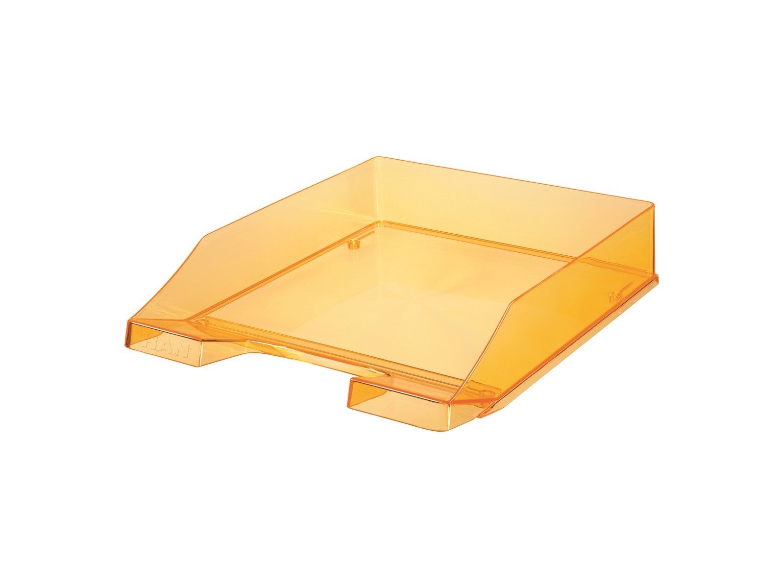 HAN Briefablage Briefkorb Orange Transparent