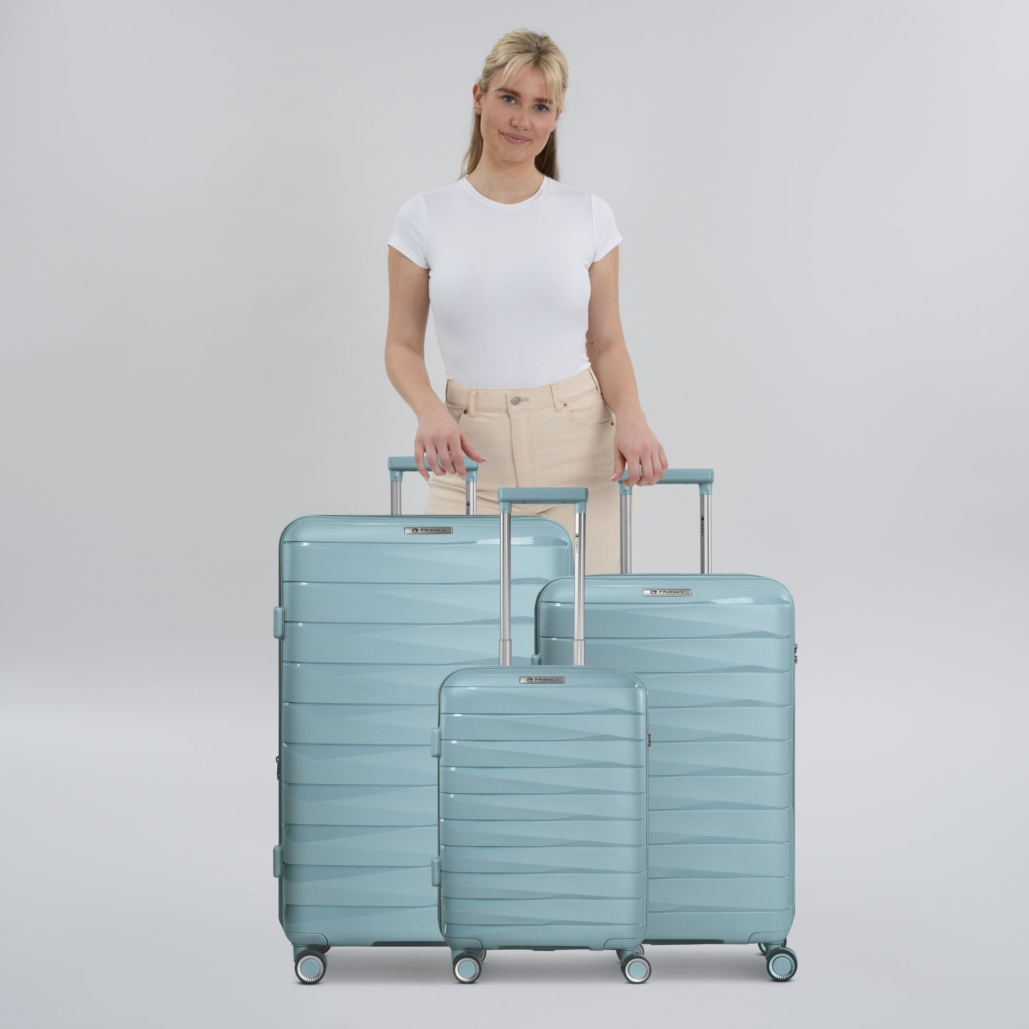 Franky Trolleyset London, 4 Rollen, (3-teilig, günstig online kaufen