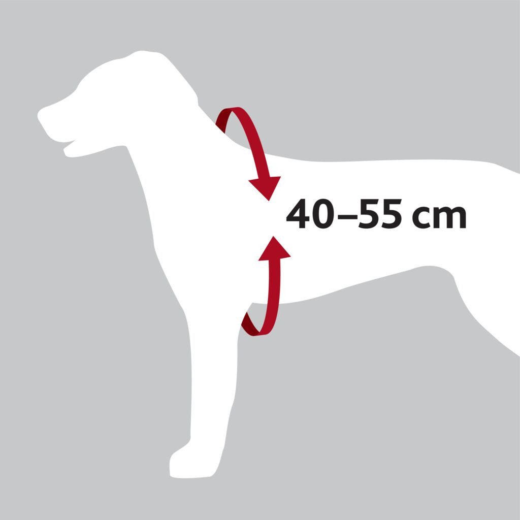 TRIXIE Autohundegeschirr Hundeautogeschirr Comfort zur Sicherung auf Brusthöhe, mit Polsterung, Nylon