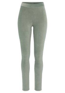 LASCANA Leggings aus weichem Material in Cord-Optik, Loungewear