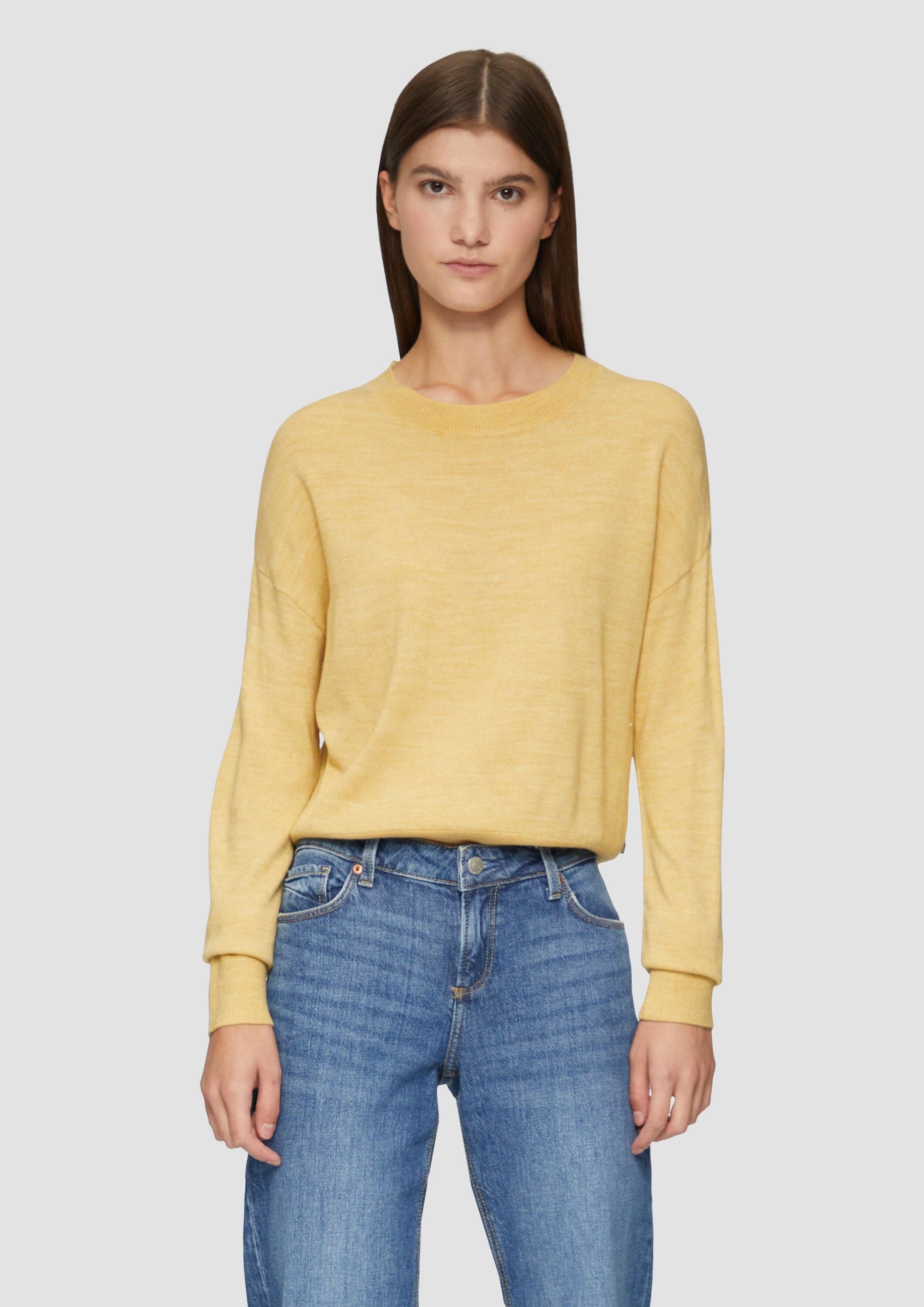 QS Longpullover Strickpullover (1-tlg) günstig online kaufen
