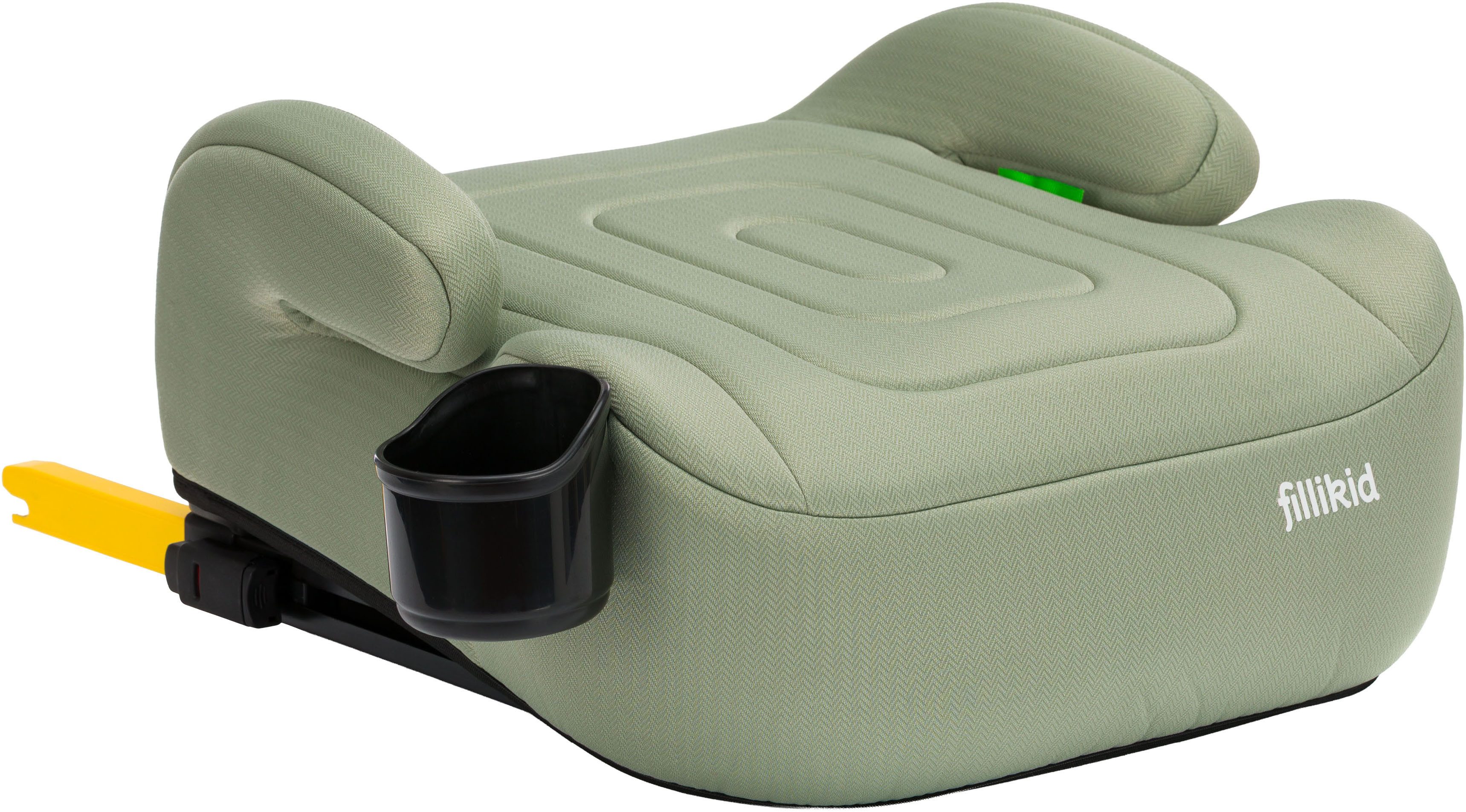 Fillikid Kindersitzerhöhung Flip Deluxe, Auto mit verstellbarem Iso-Fix, ab: ab 6 Jahren, bis: bis 12 Jahre, ab: 125 cm, bis: 150 cm, mit Flaschenhalter