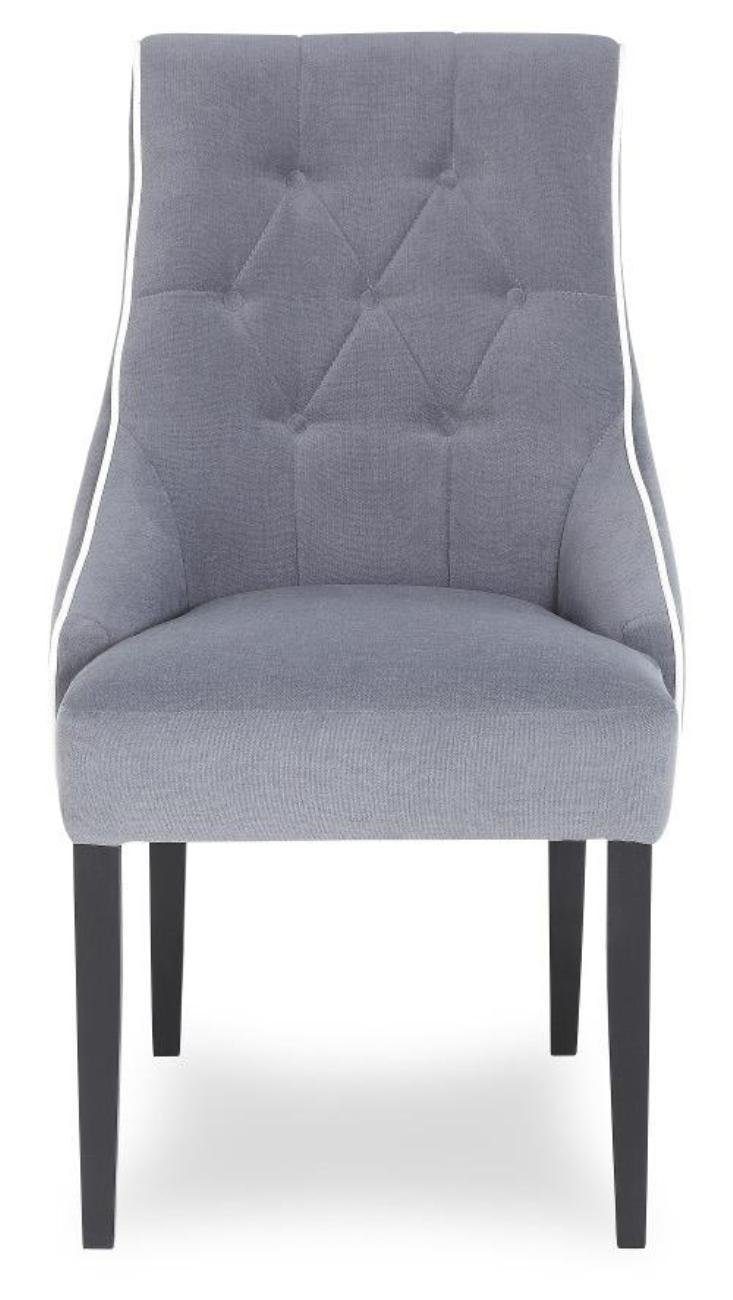 Garnitur Stühle Design Stuhl Lehn 8x JVmoebel Chesterfield-Sessel, Polster Chesterfield Gruppe Set
