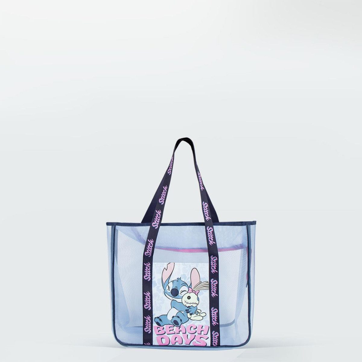 Cerda Tragetasche Disney Stitch Shopper Tasche Stofftasche Baumwollmix
