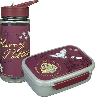Scooli Lunchbox Harry Potter, Kunststoff, (Set, 2-tlg), Brotzeitdose & Trinkflasche