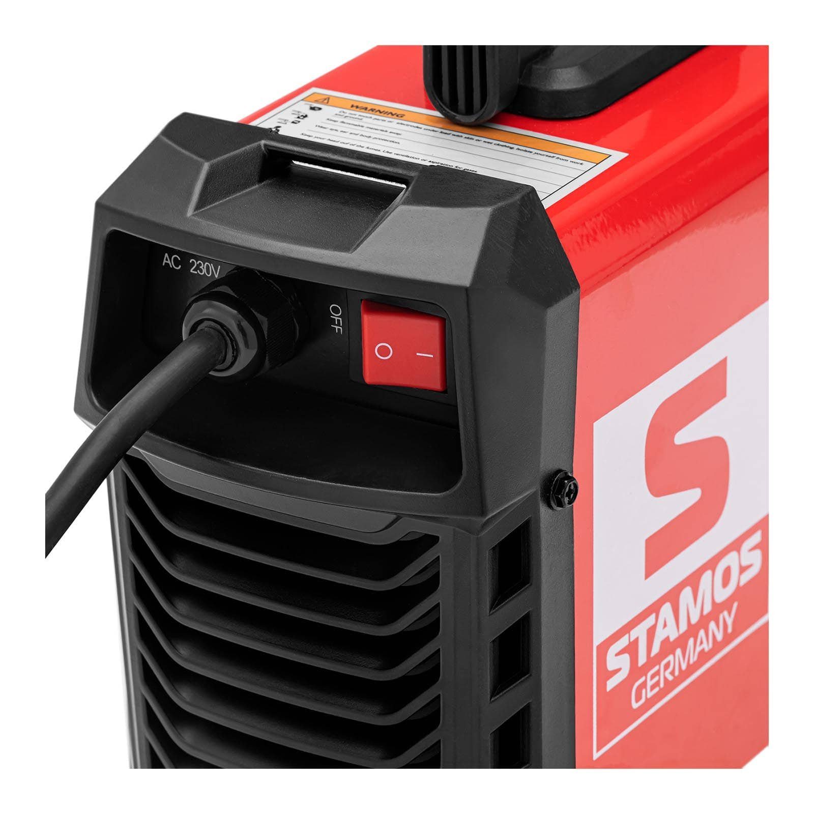 Stamos Welding Group - - Anti-Stick Force - Arc Start Elektroschweißgerät - Elektroden Hot 160 A Schweißgerät