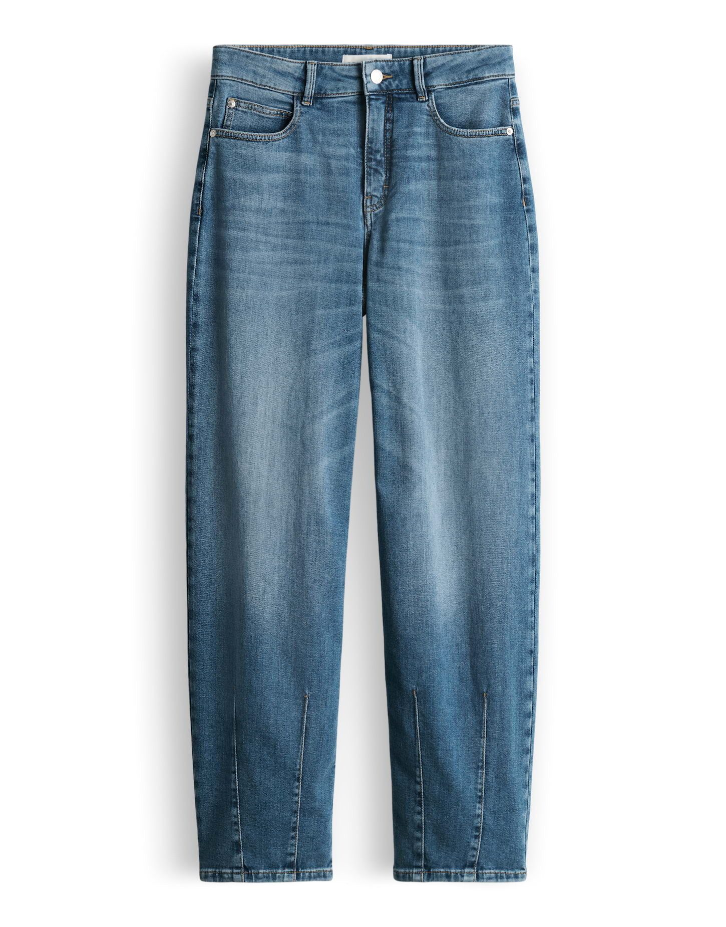 OPUS PANTS Relax-fit-Jeans MELLY TWISTED aus BCI Cotton Mix Mid Rise Barrel günstig online kaufen